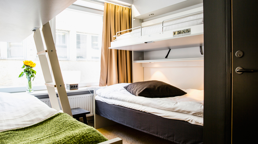 A standard hotell room at Comfort Hotel City