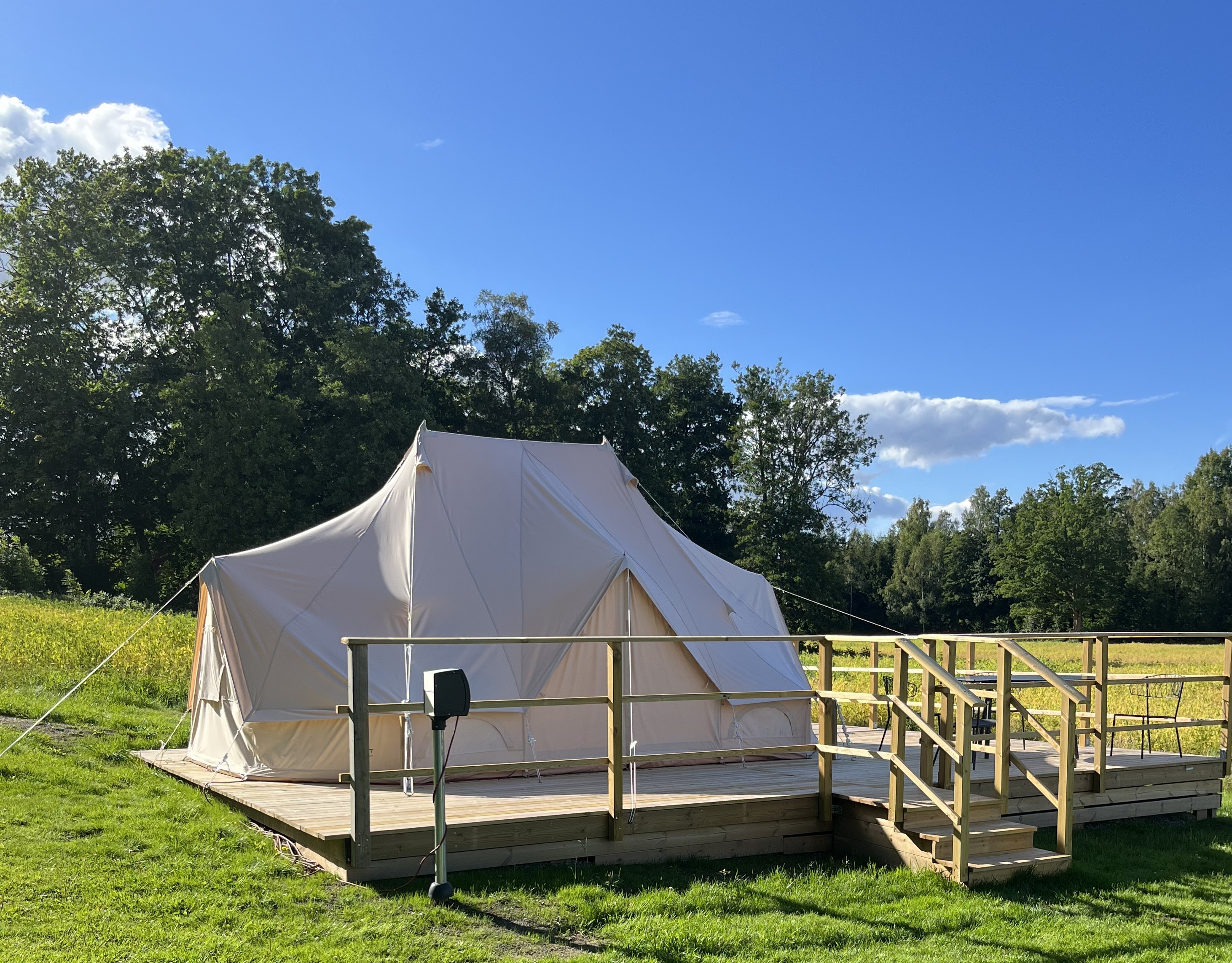 Glamping tent at Kerstins Camping