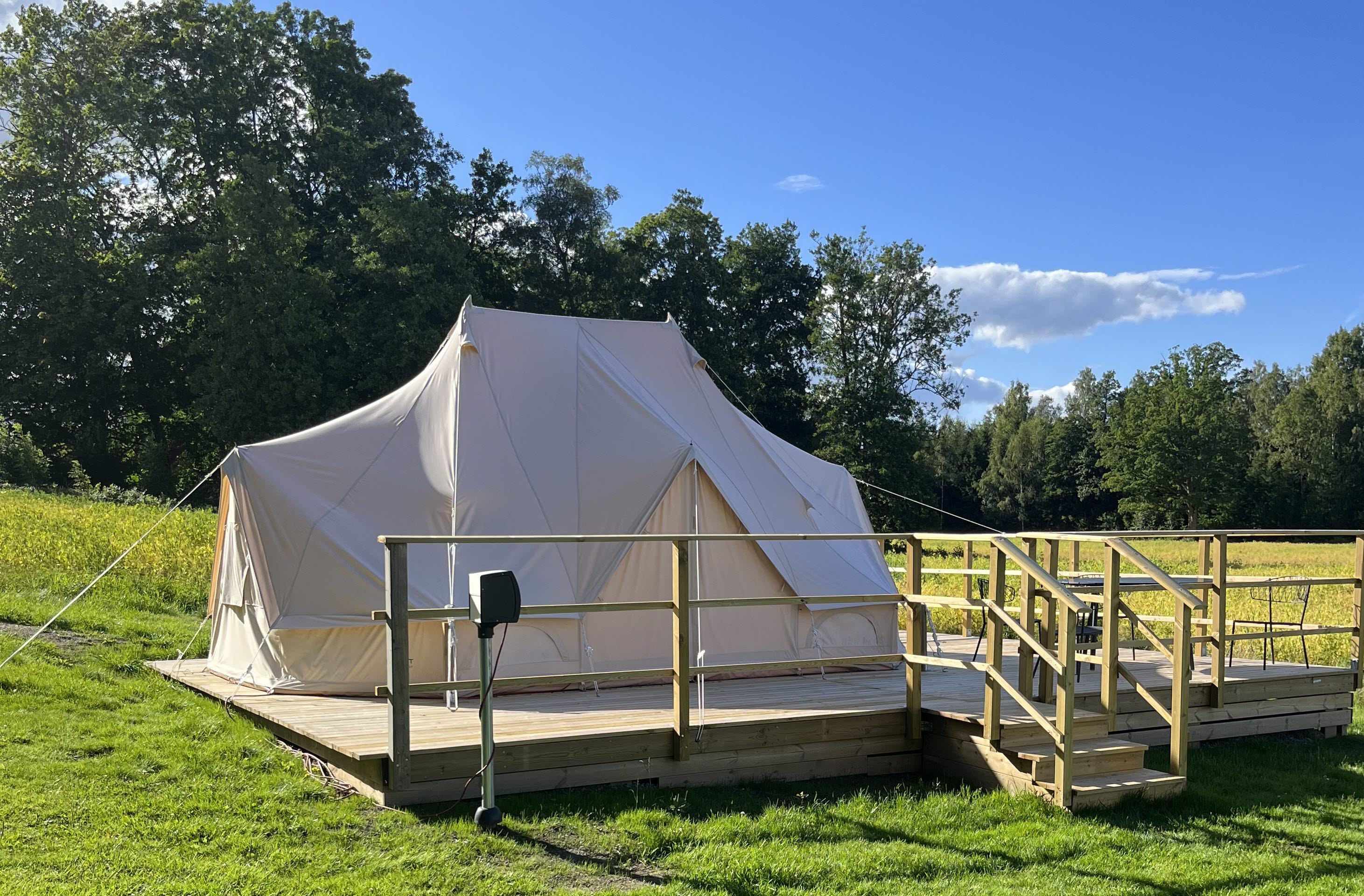 Glampingtält på Kerstins Camping