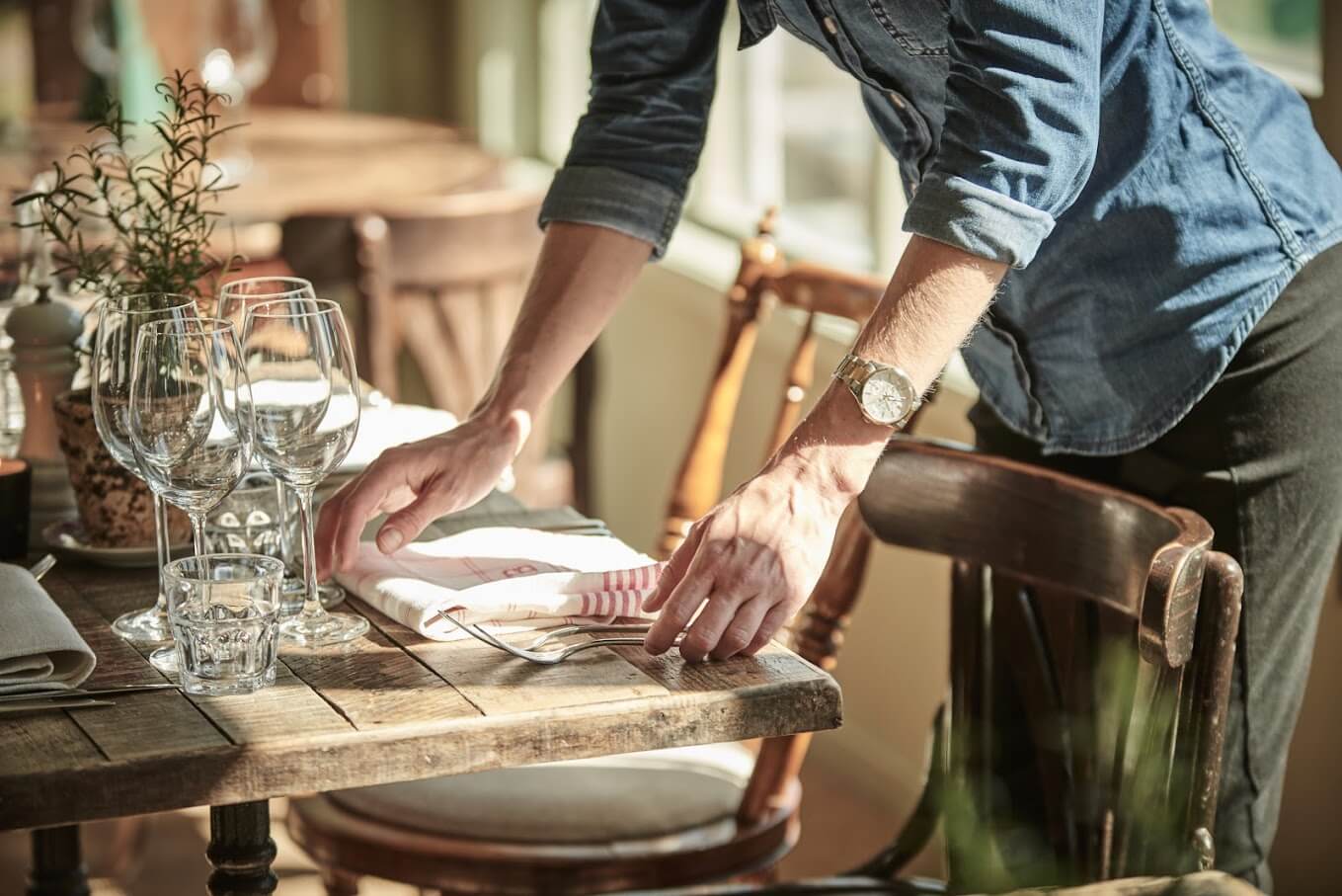 The restaurant at Knistad Herrgård