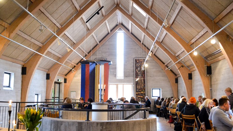 Konferens i hörsalen på Lödöse museum