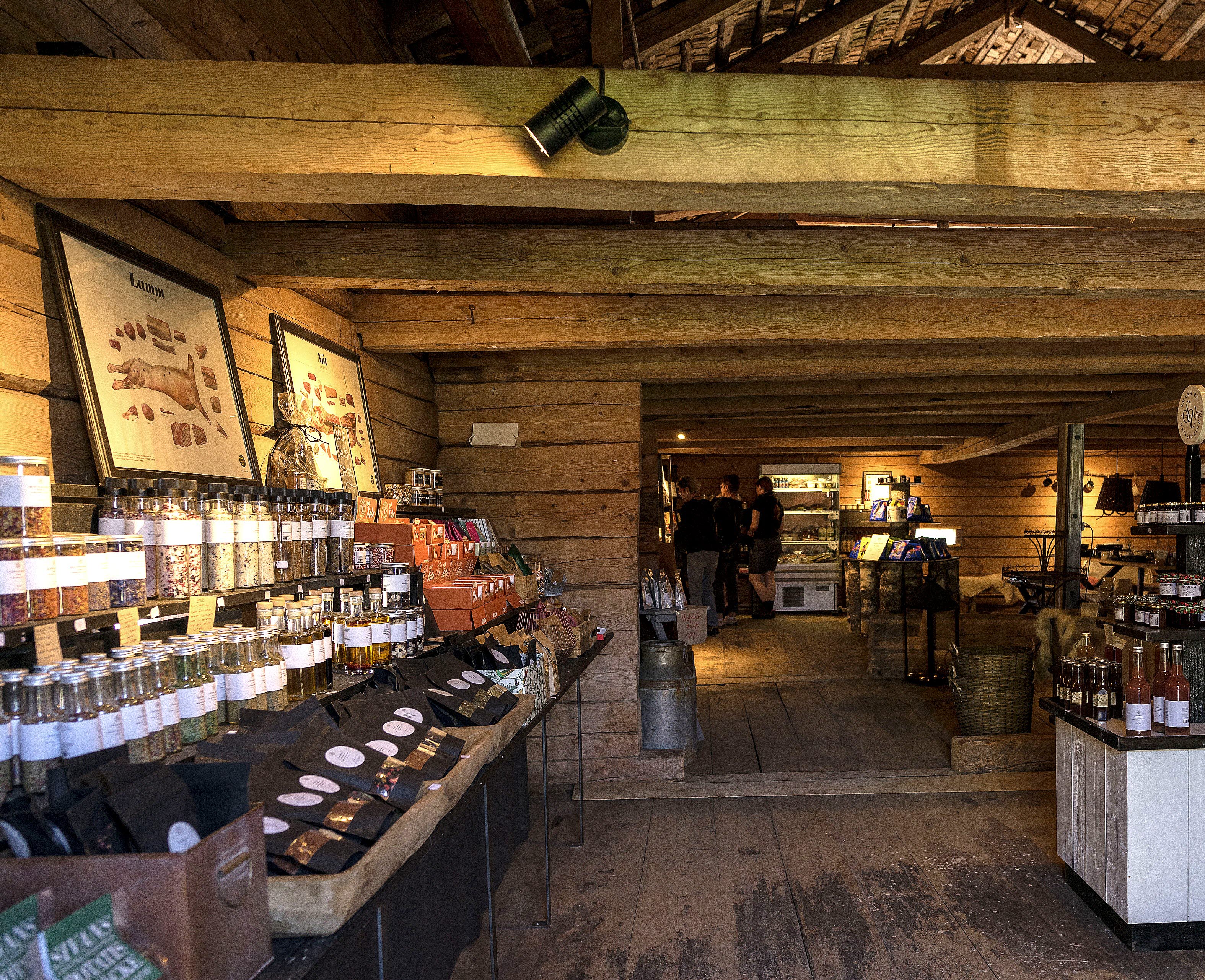 Lilla Saluhallen på Hofsnäs herrgård.