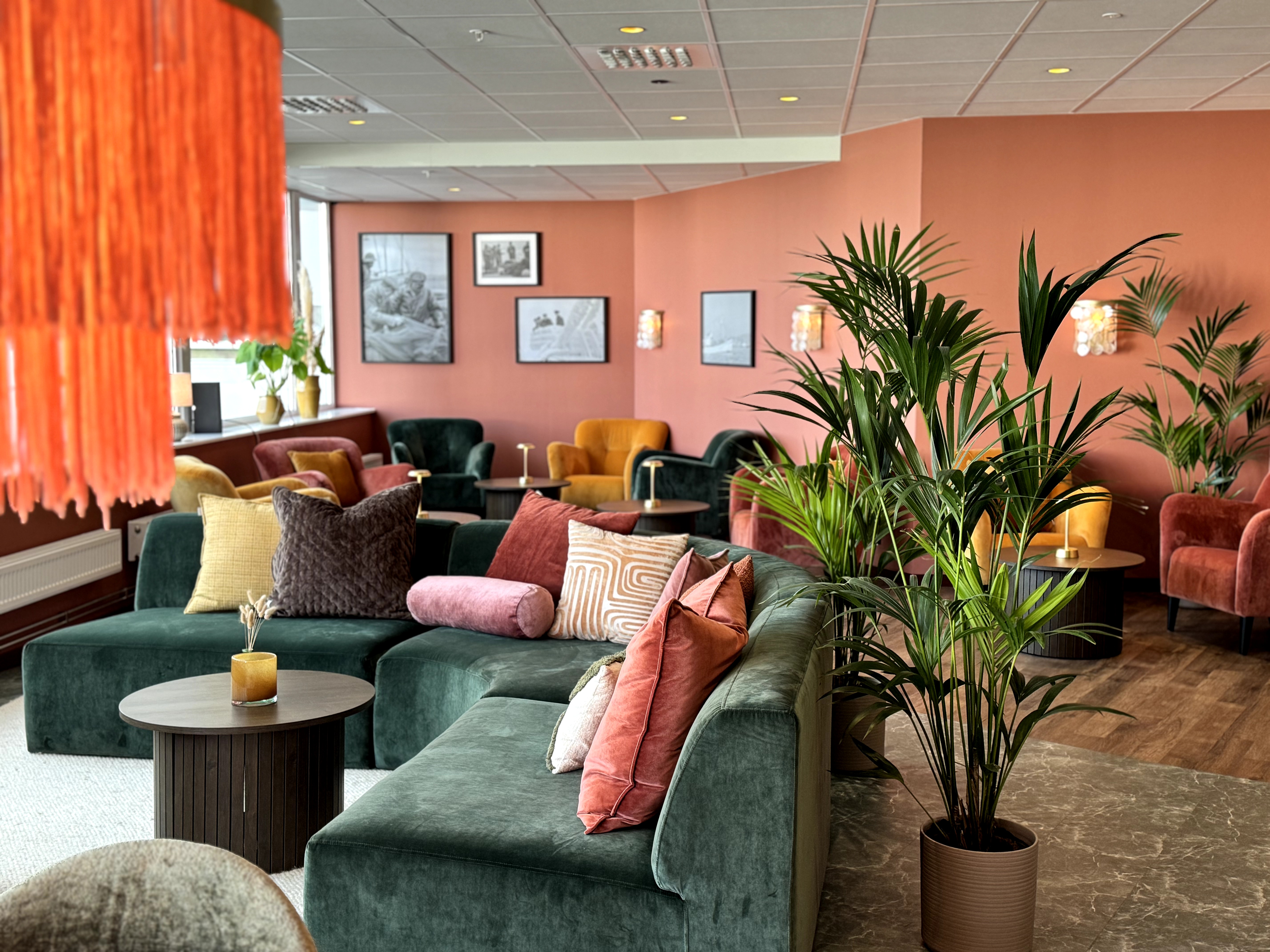 The lounge area at Hotell Sillen