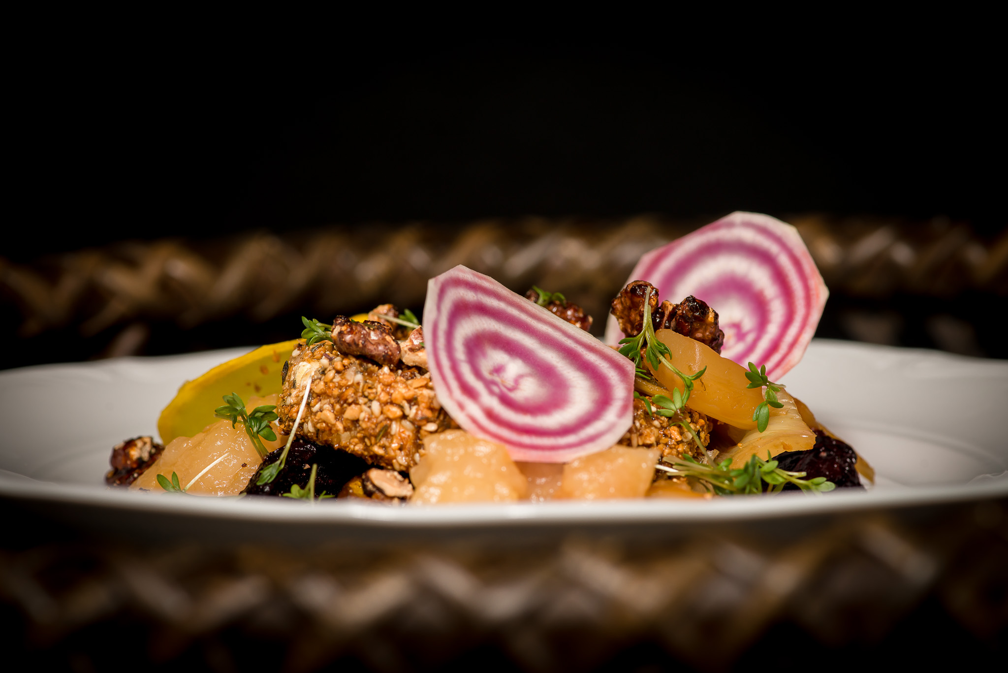 A beautiful dish at Ulkeröds Gård