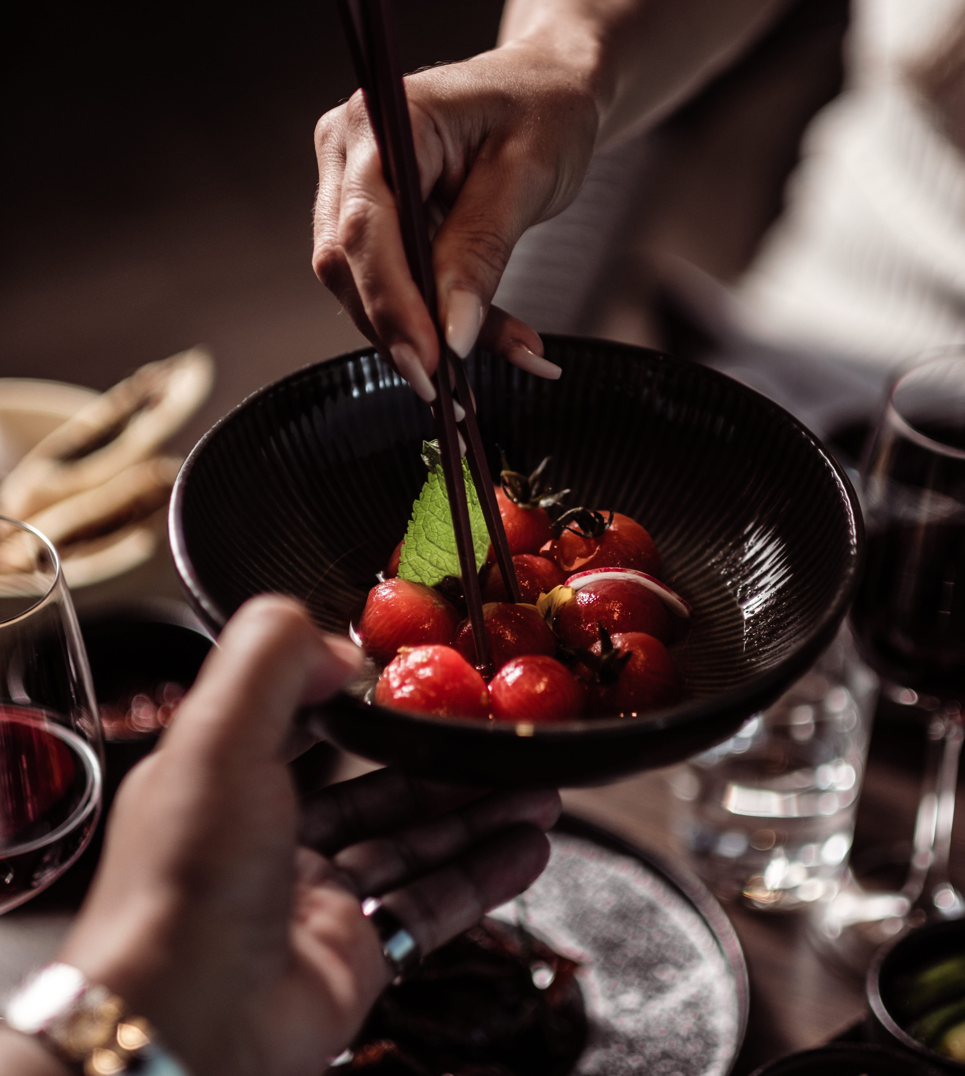 Delicious food and drinks at the restaurant Fei, Clarion Hotel The Pier