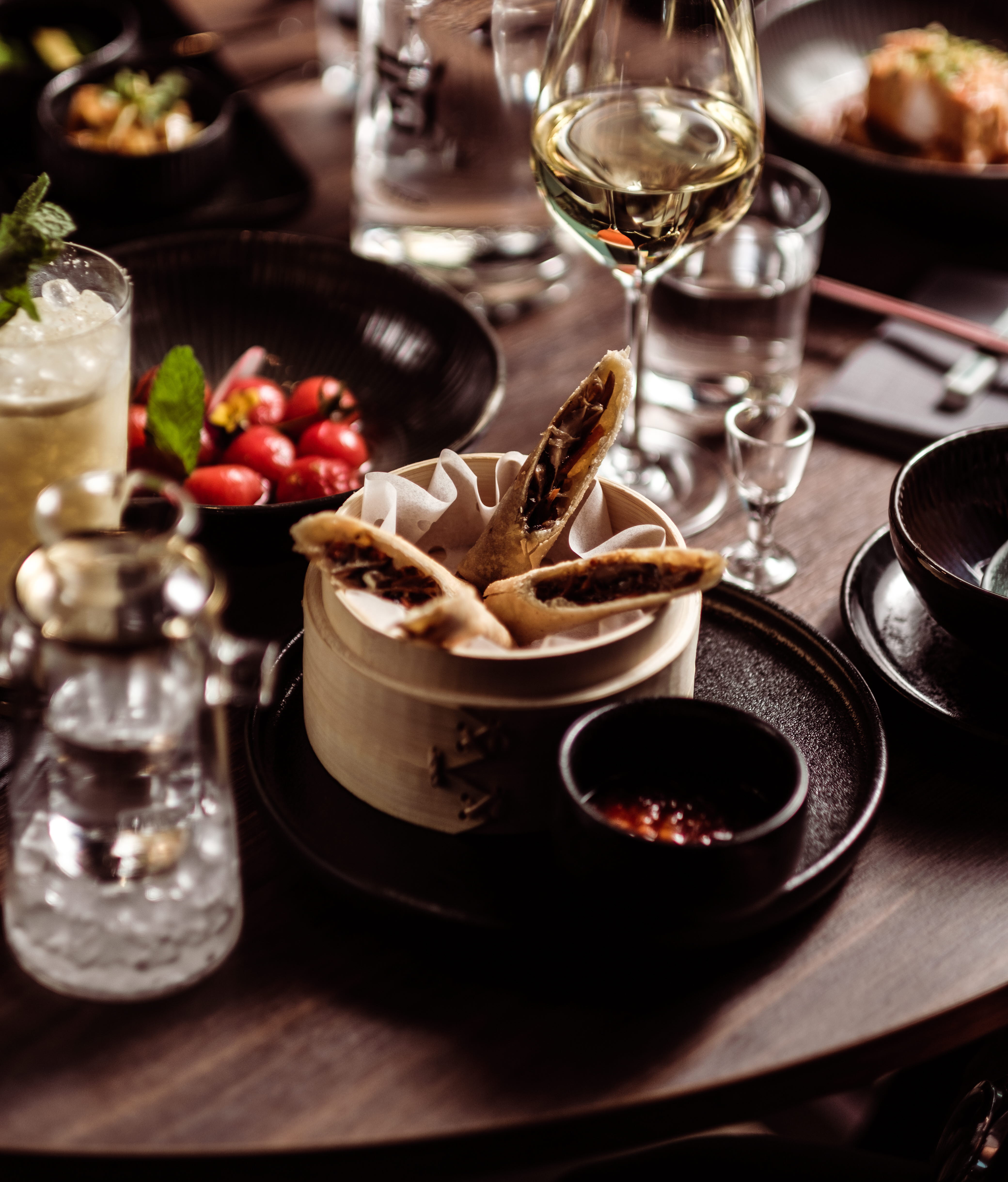 Delicious food and drinks at the restaurant Fei, Clarion Hotel The Pier