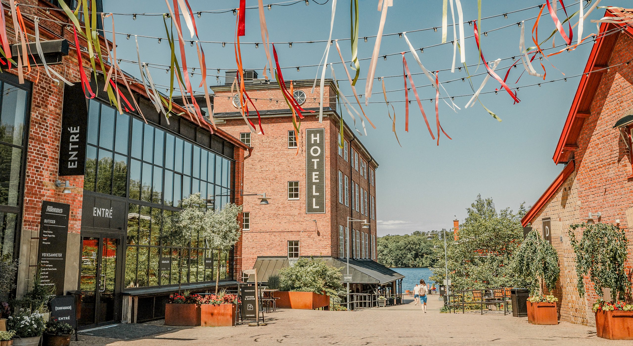 Grand exterior view of Nääs Fabriker Hotel & Restaurant