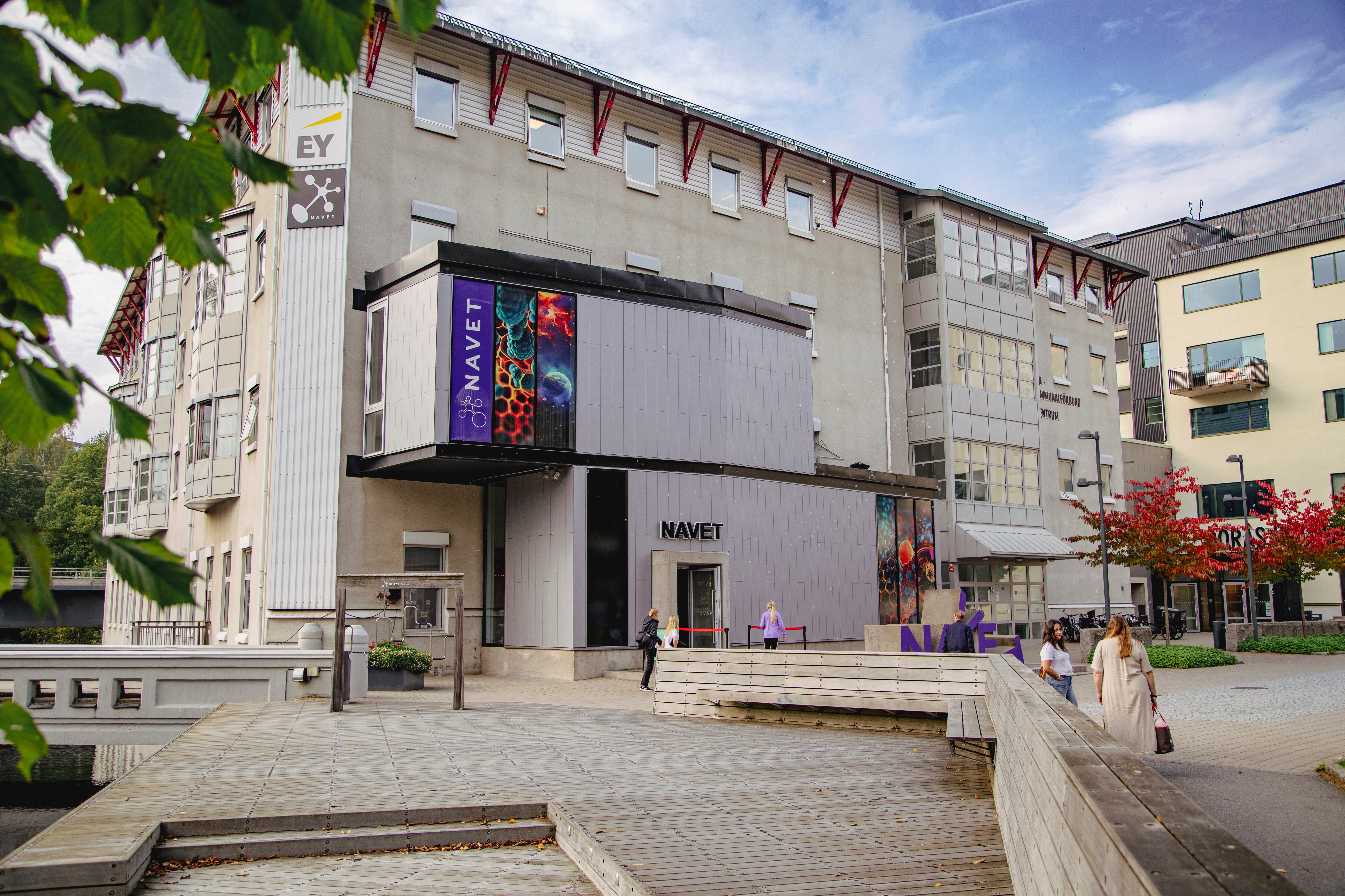 Children experience a science museum.