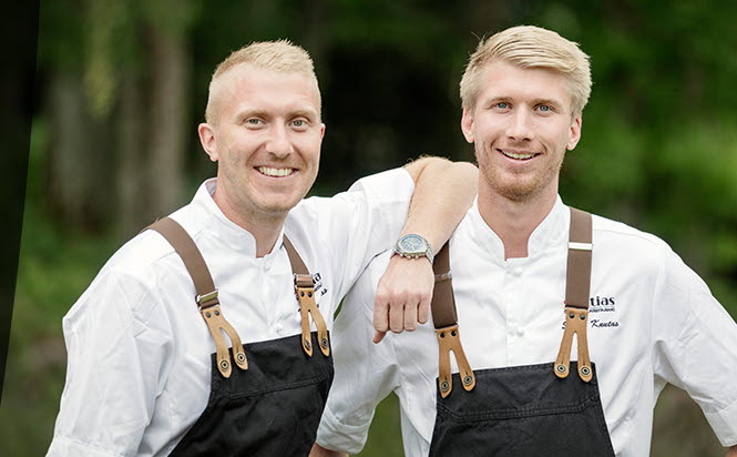 Krögarna på Restaurang Orangeriet.