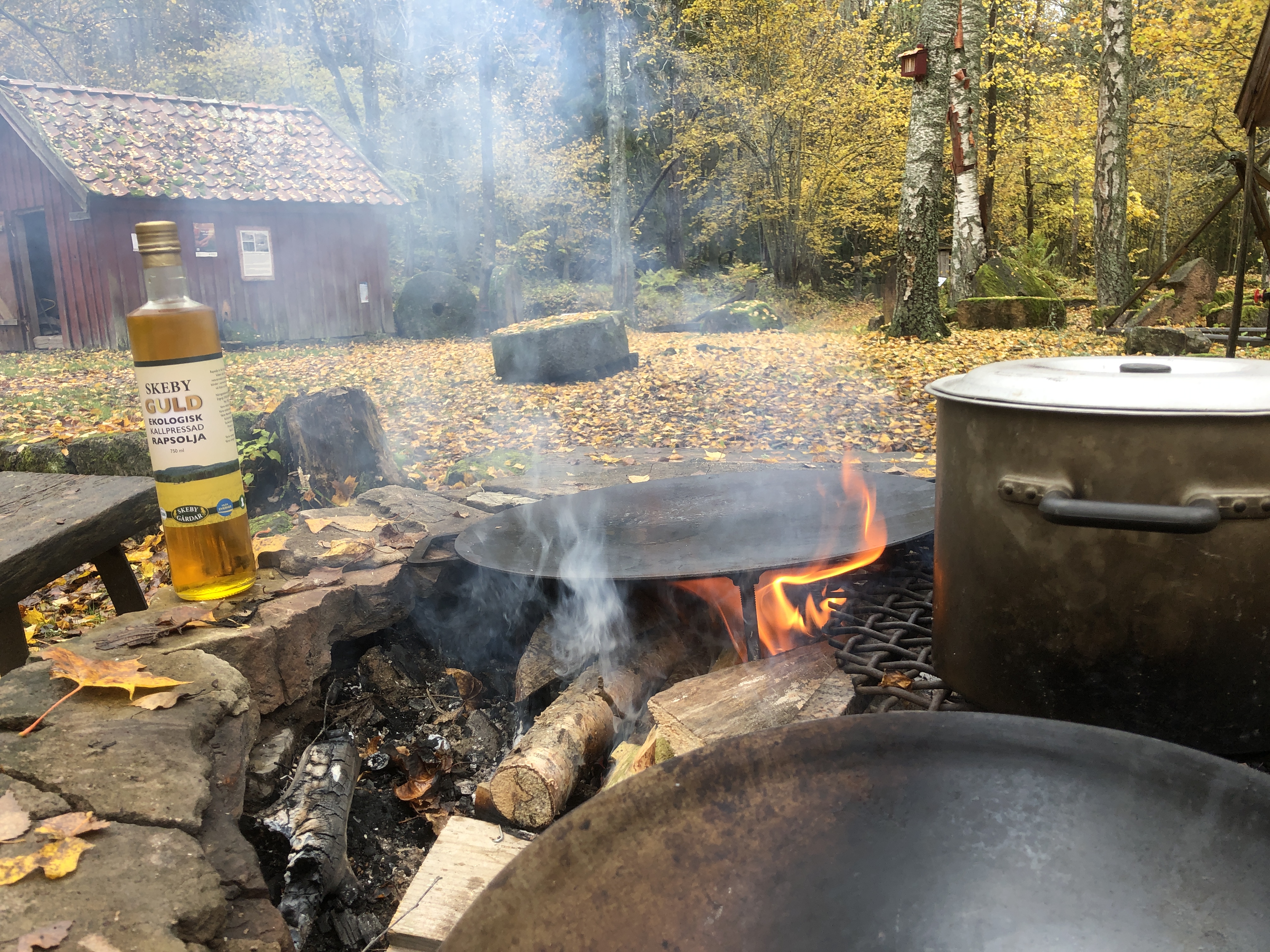Grillplats vid Qvarnstensgruvan.