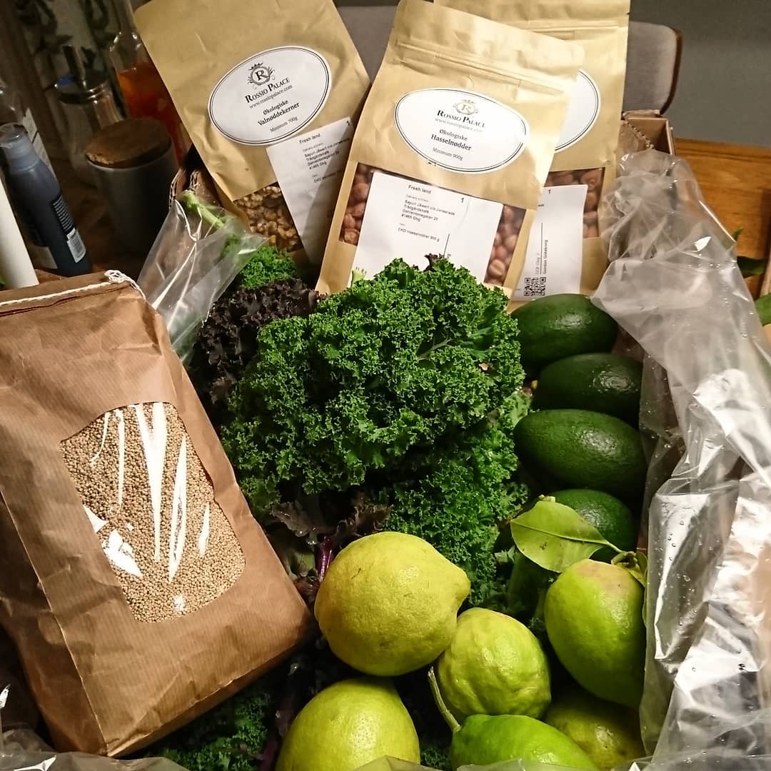 Råvarukorg på Jonsereds trädgårdskafé