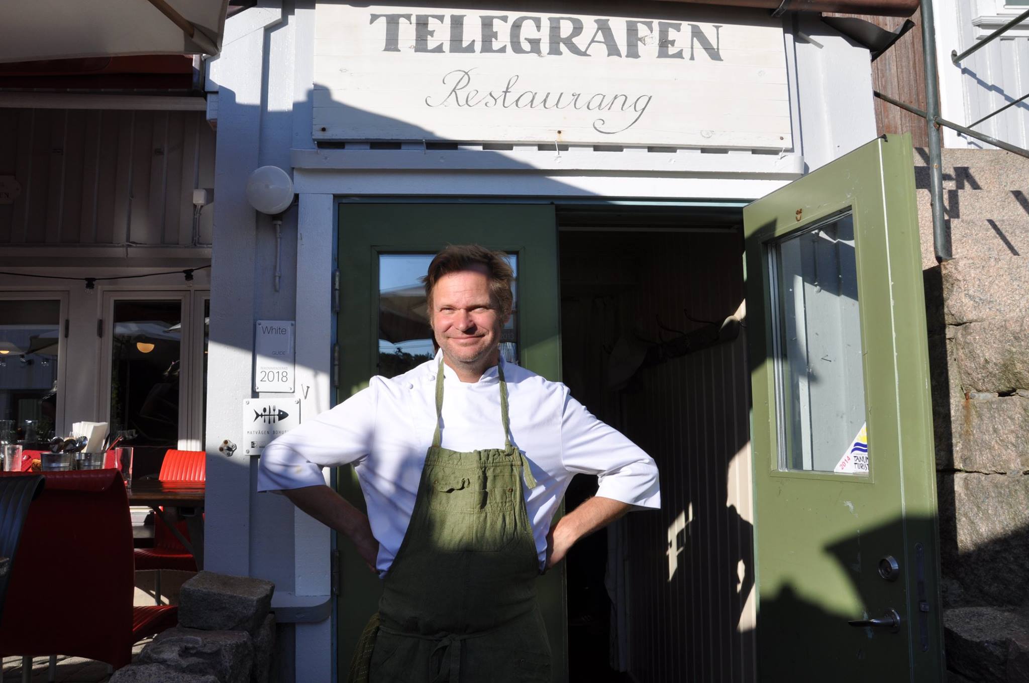 Anders, the owner of restaurant Telegrafen.