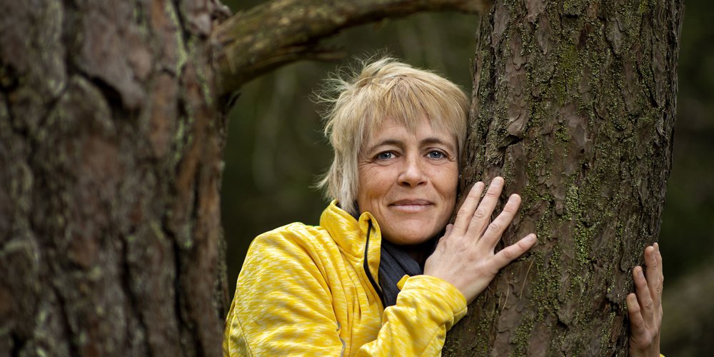 The forest guide Laurence Nachin