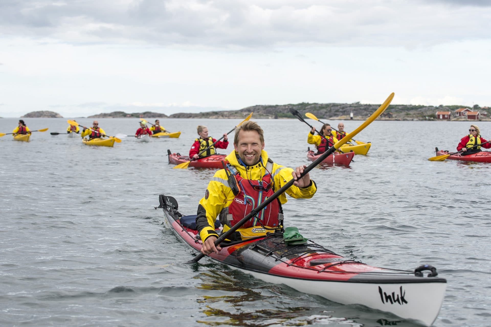 Kayakers in the archipelago