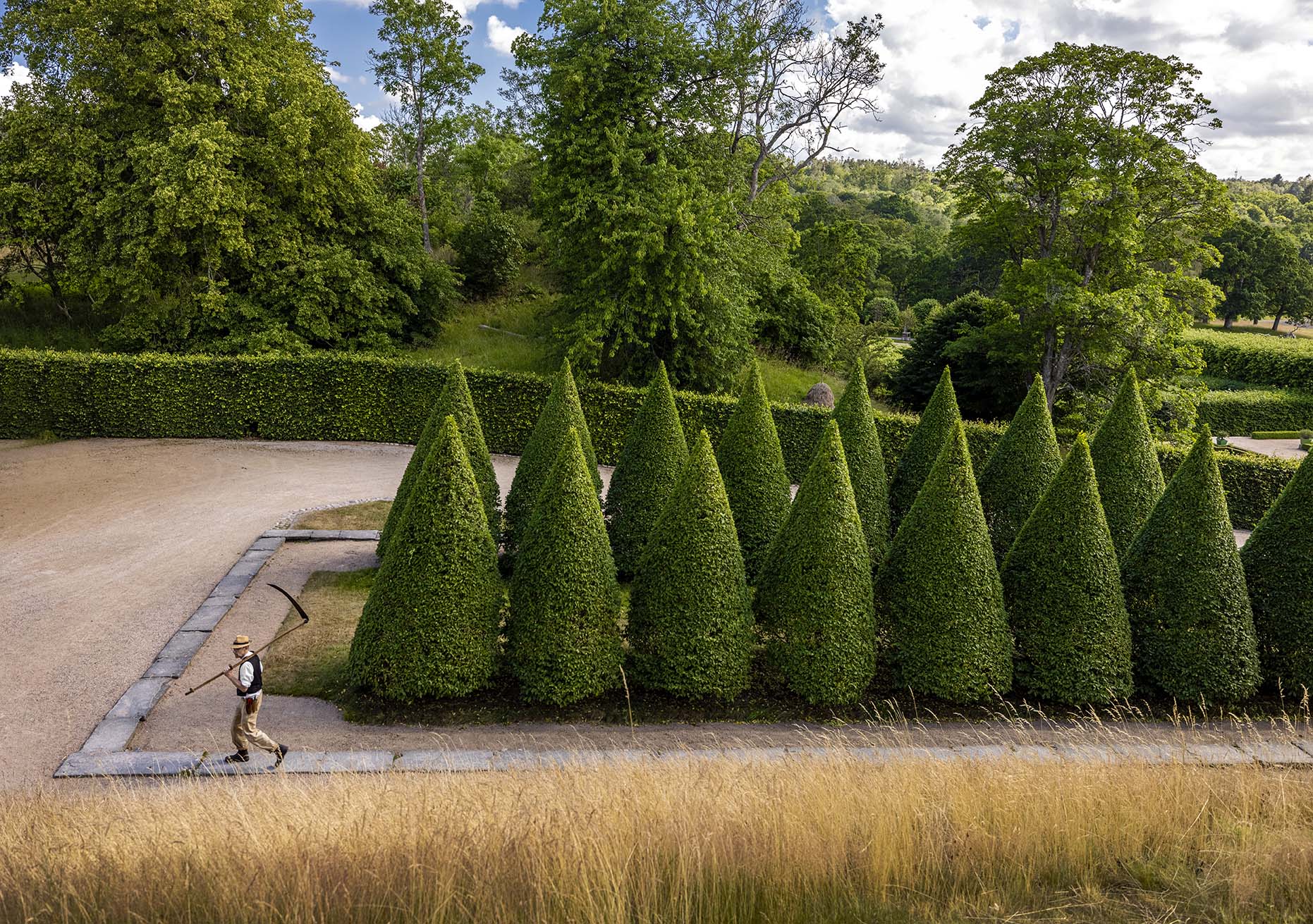 Trädgården hos Gunnebo Slott 