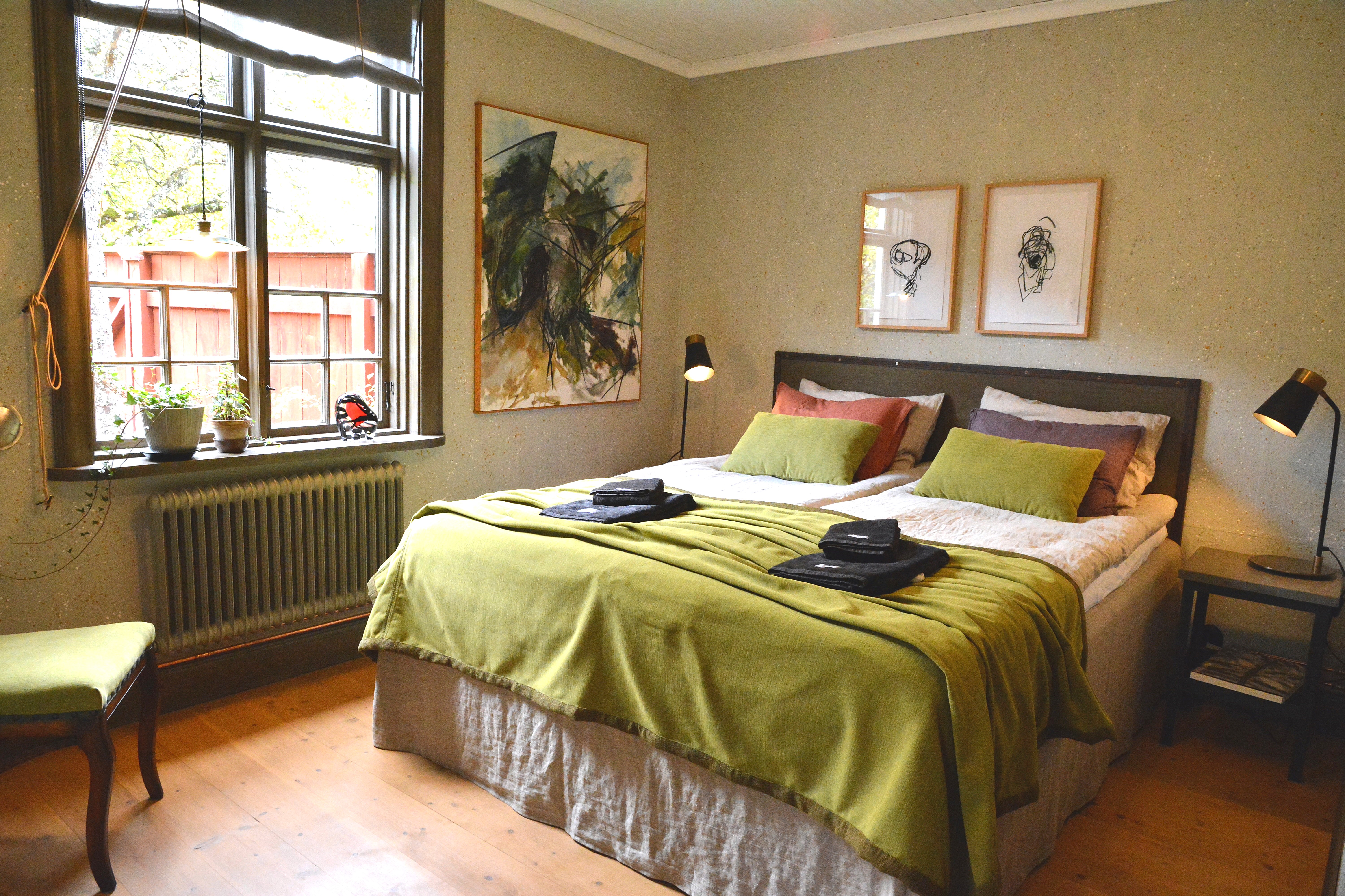 Sovrum på Lilla Hotellet i Tranemo 