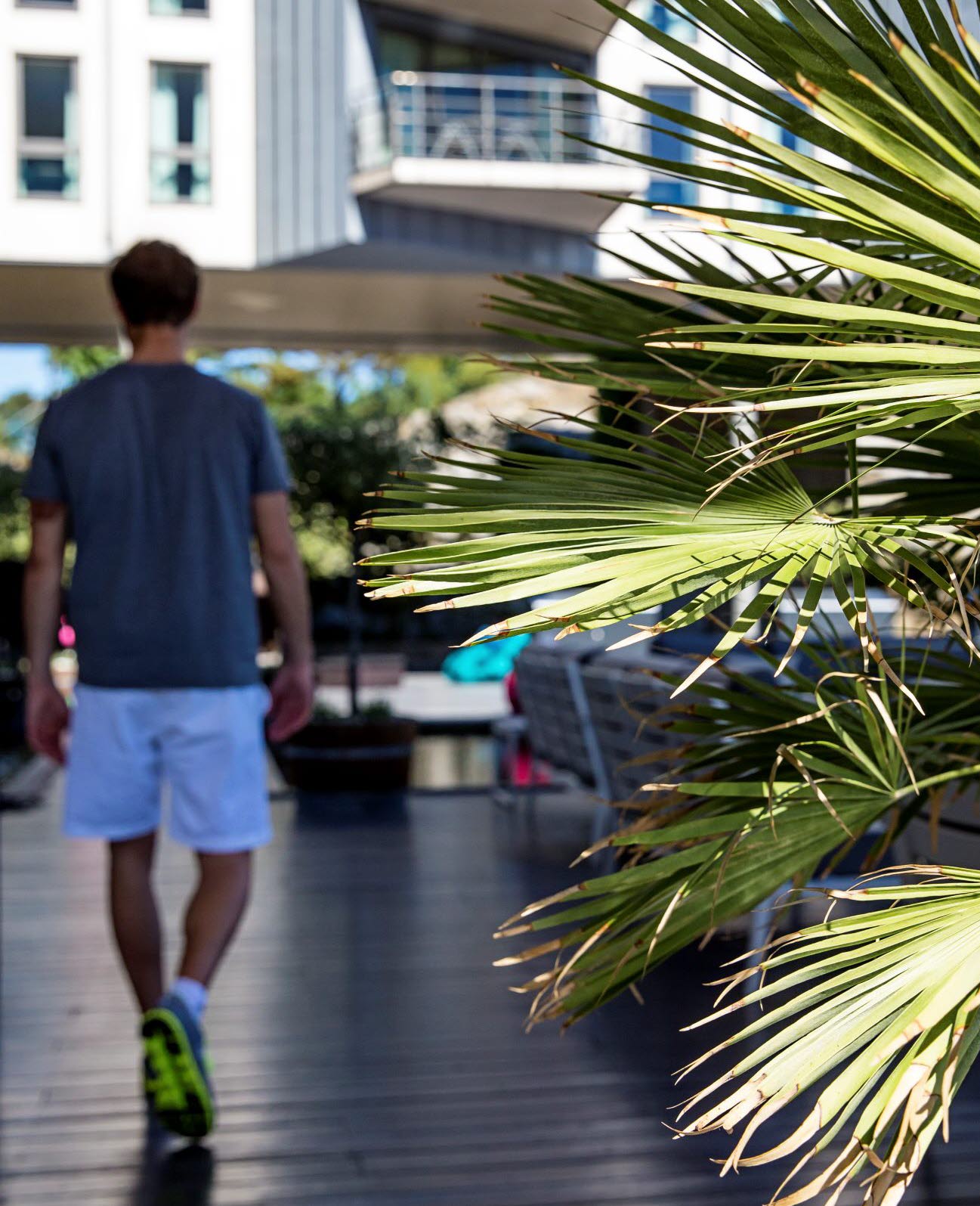 Utomhusterrassen på Strömstad Spa & Resort