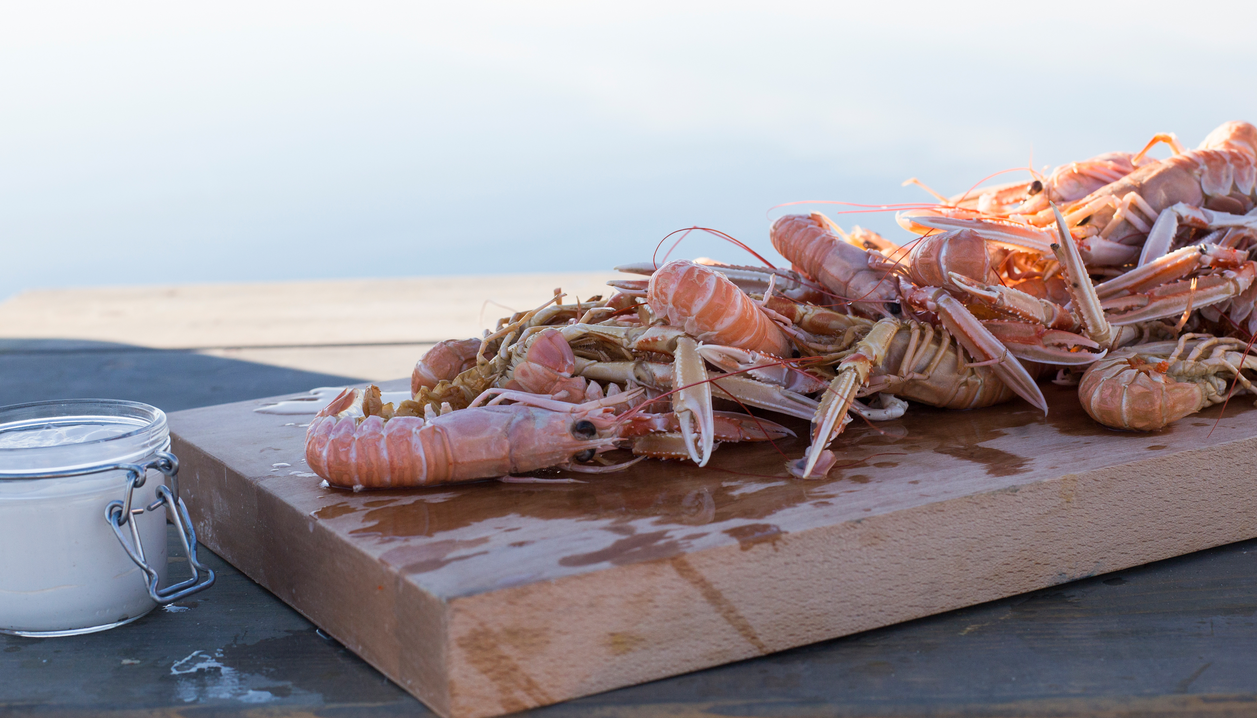 Shellfish at TanumStrand. 