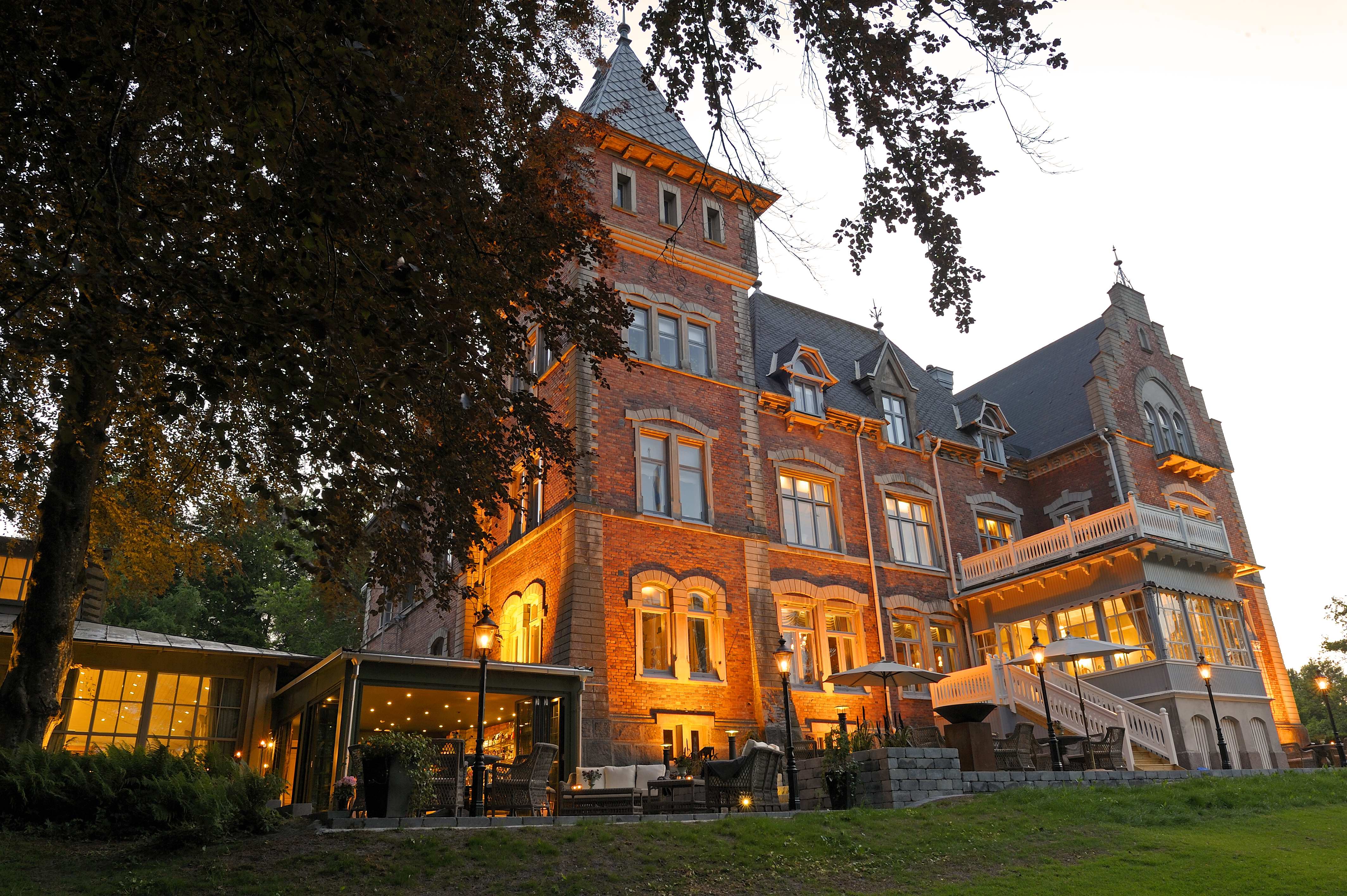 The entrance of Thorskogs Slott