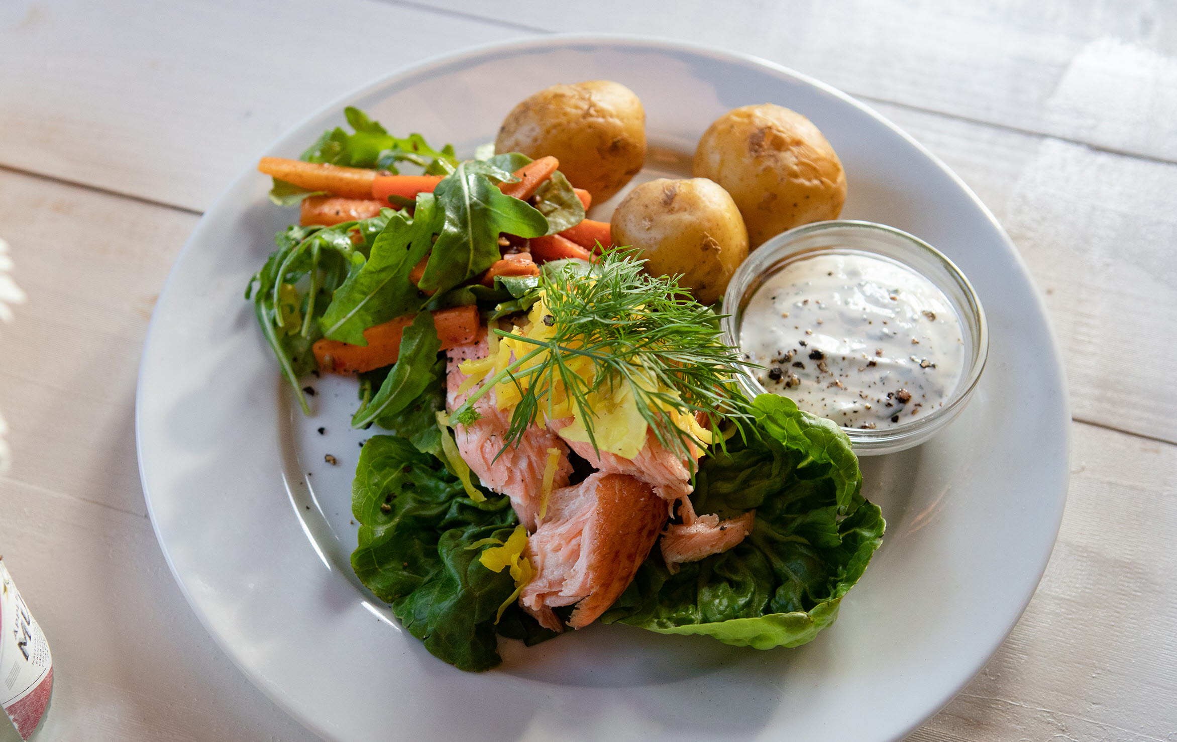 A fresh summer dish at Upperud 9:9.