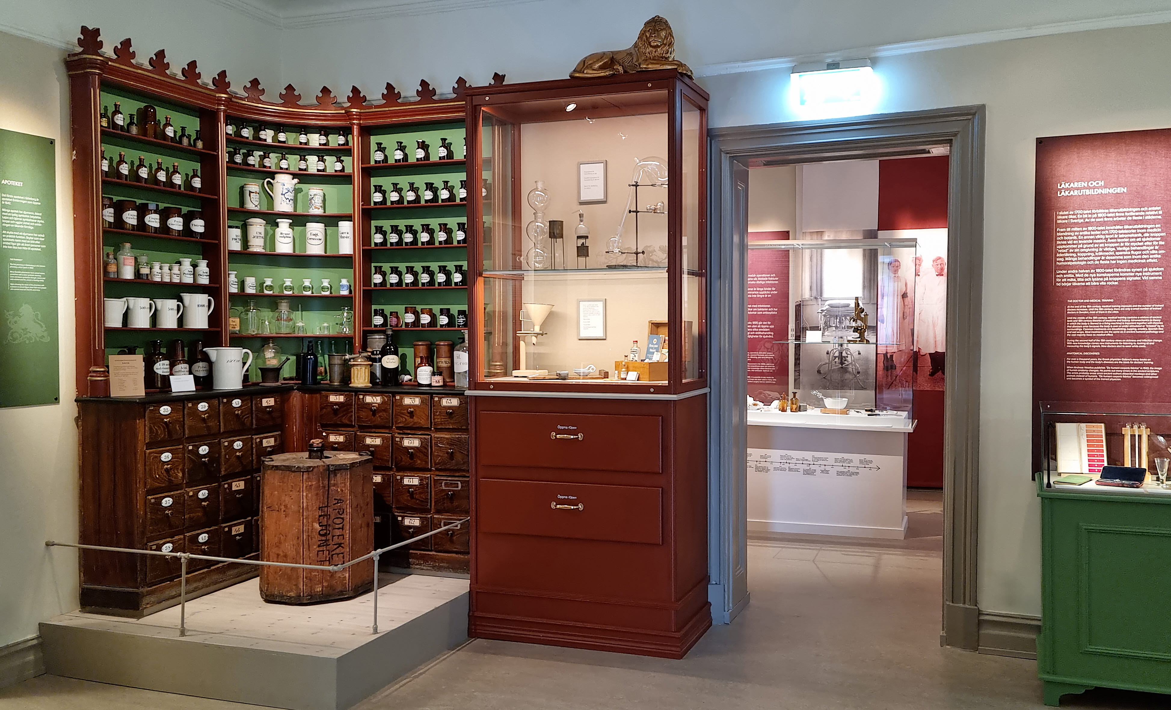 An exhibition at The Medical History Museum in Gothenburg