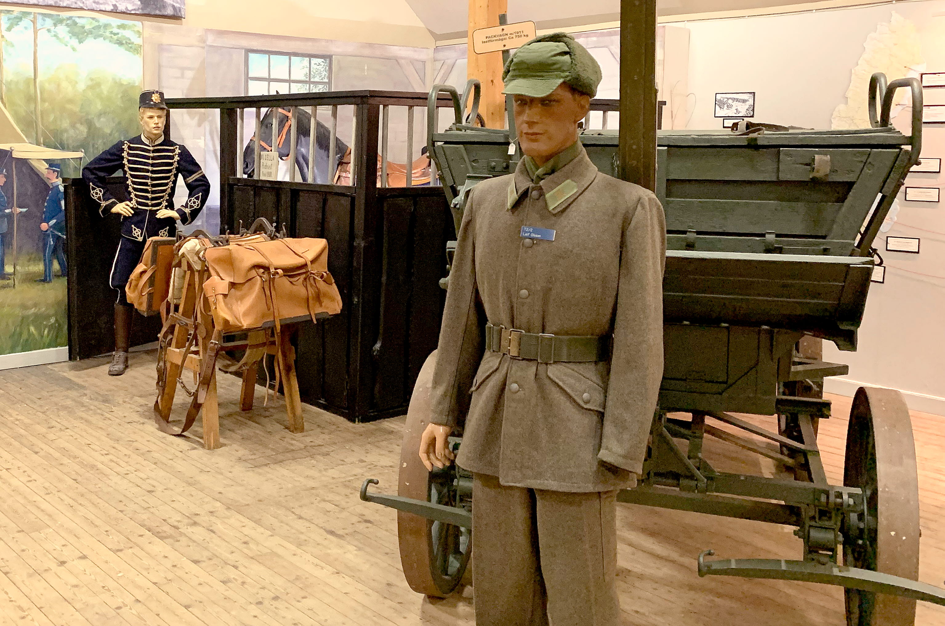 Utställningen på Garnisonsmuseet Skaraborg