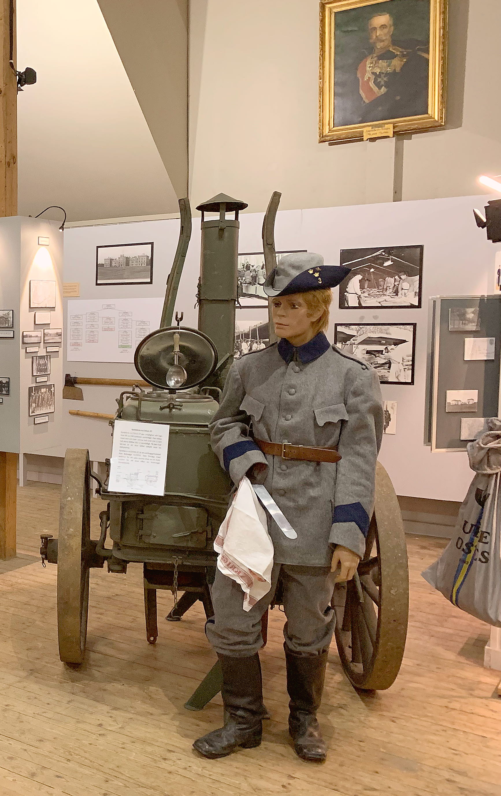 Utställningen på Garnisonsmuseet Skaraborg
