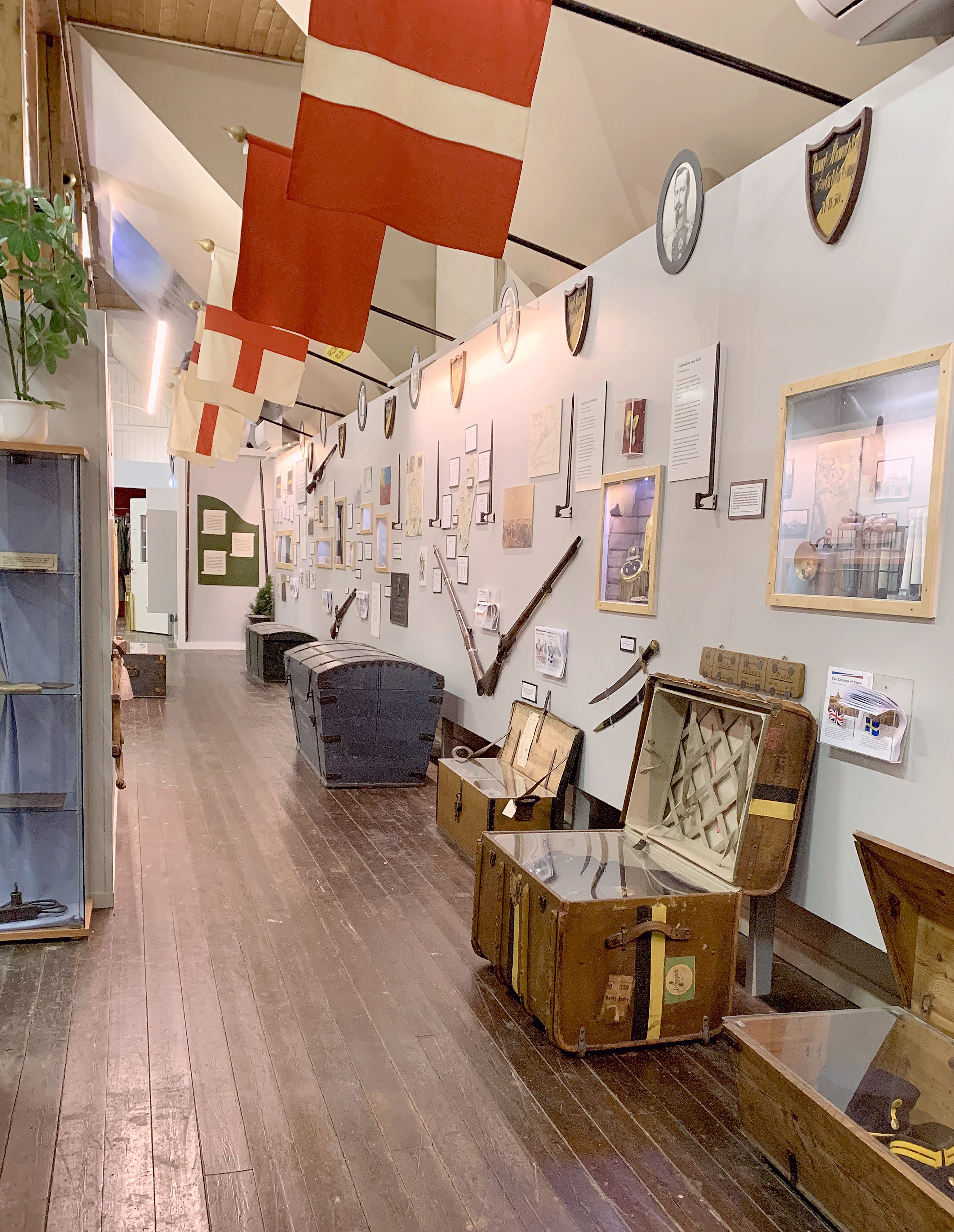 Utställningen på Garnisonsmuseet Skaraborg