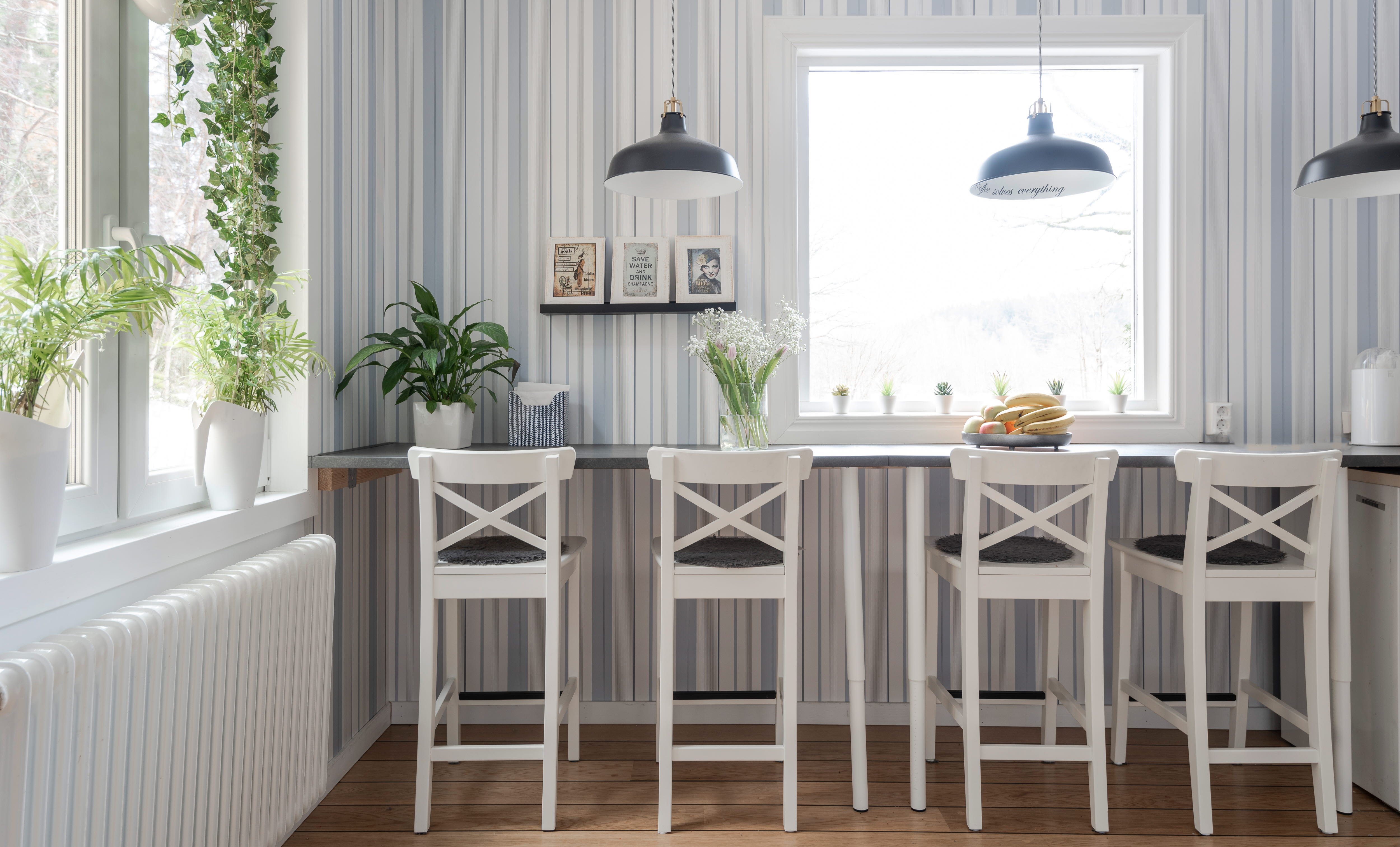 Vacker köksinredning i hos Villa Ekegården