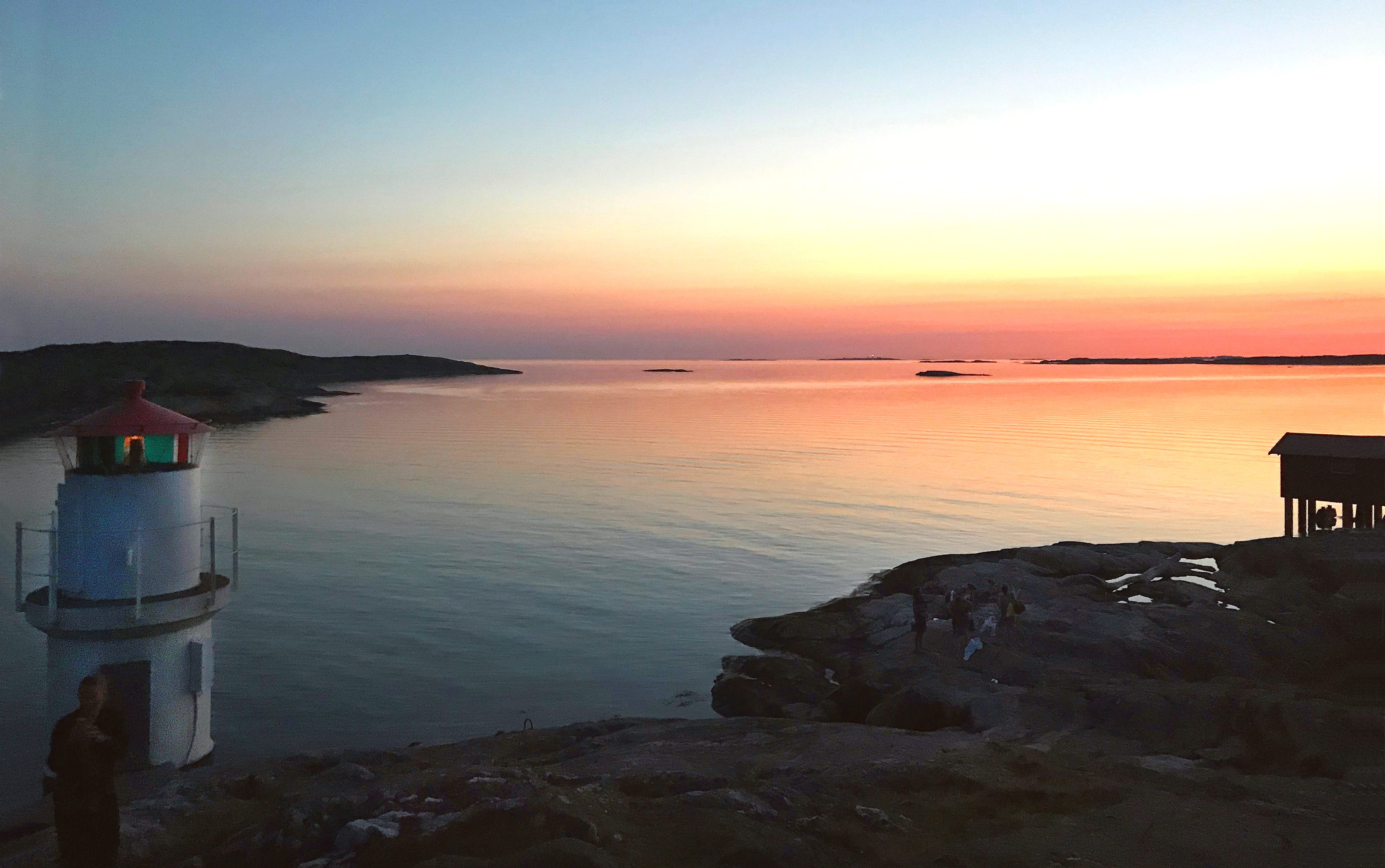 A beautiful sunset in Bohuslän