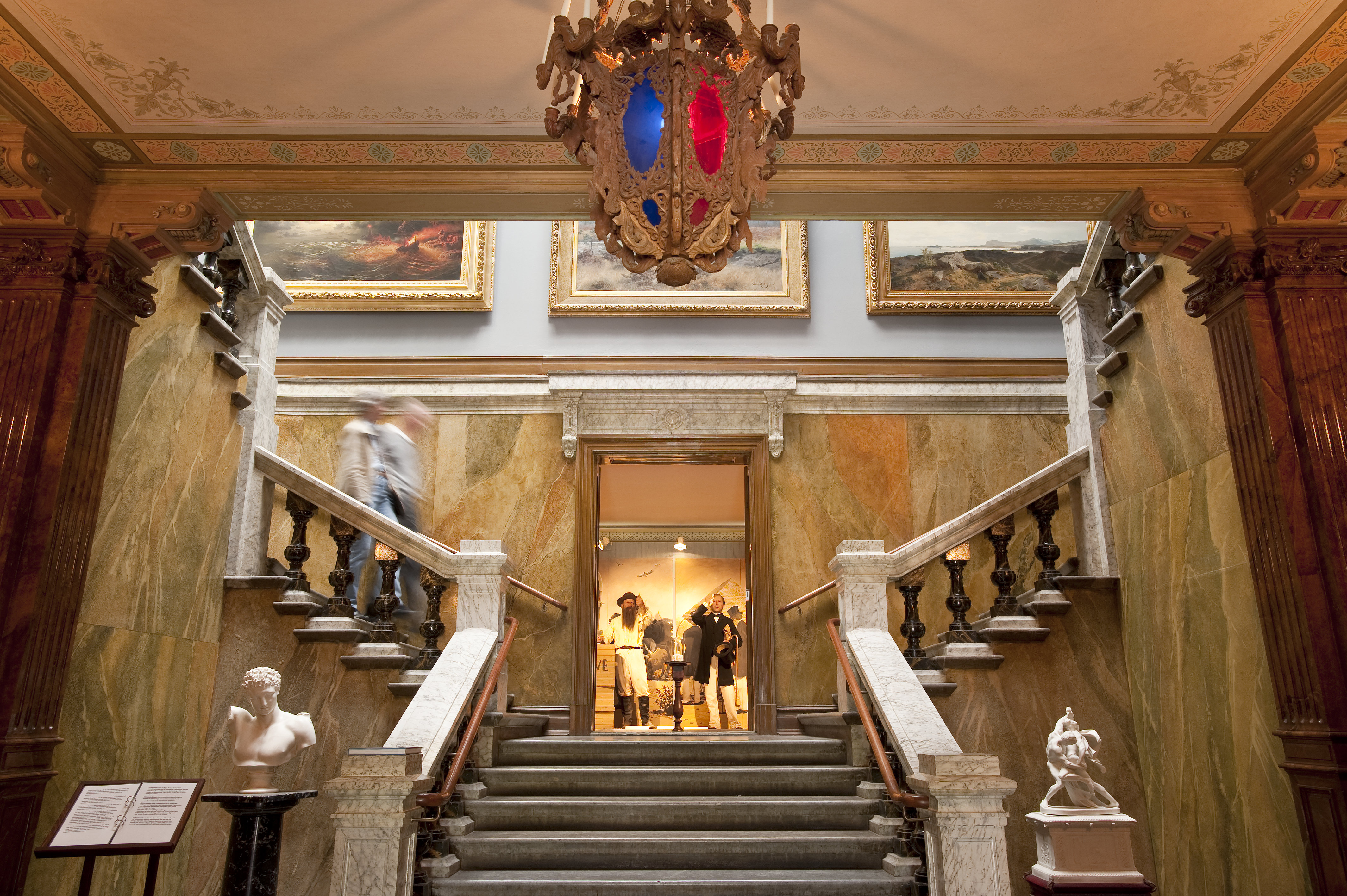 The entrance at Vänersborgs museum.