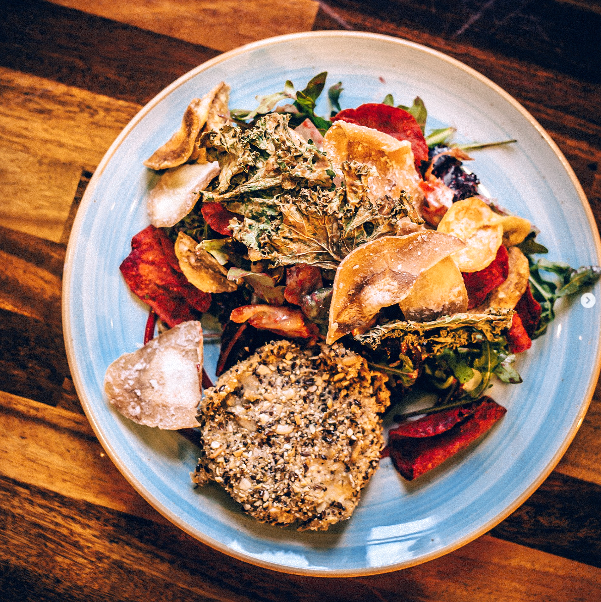 Vegeterian lunch at restaurant Hängmattan, Musikens Hus