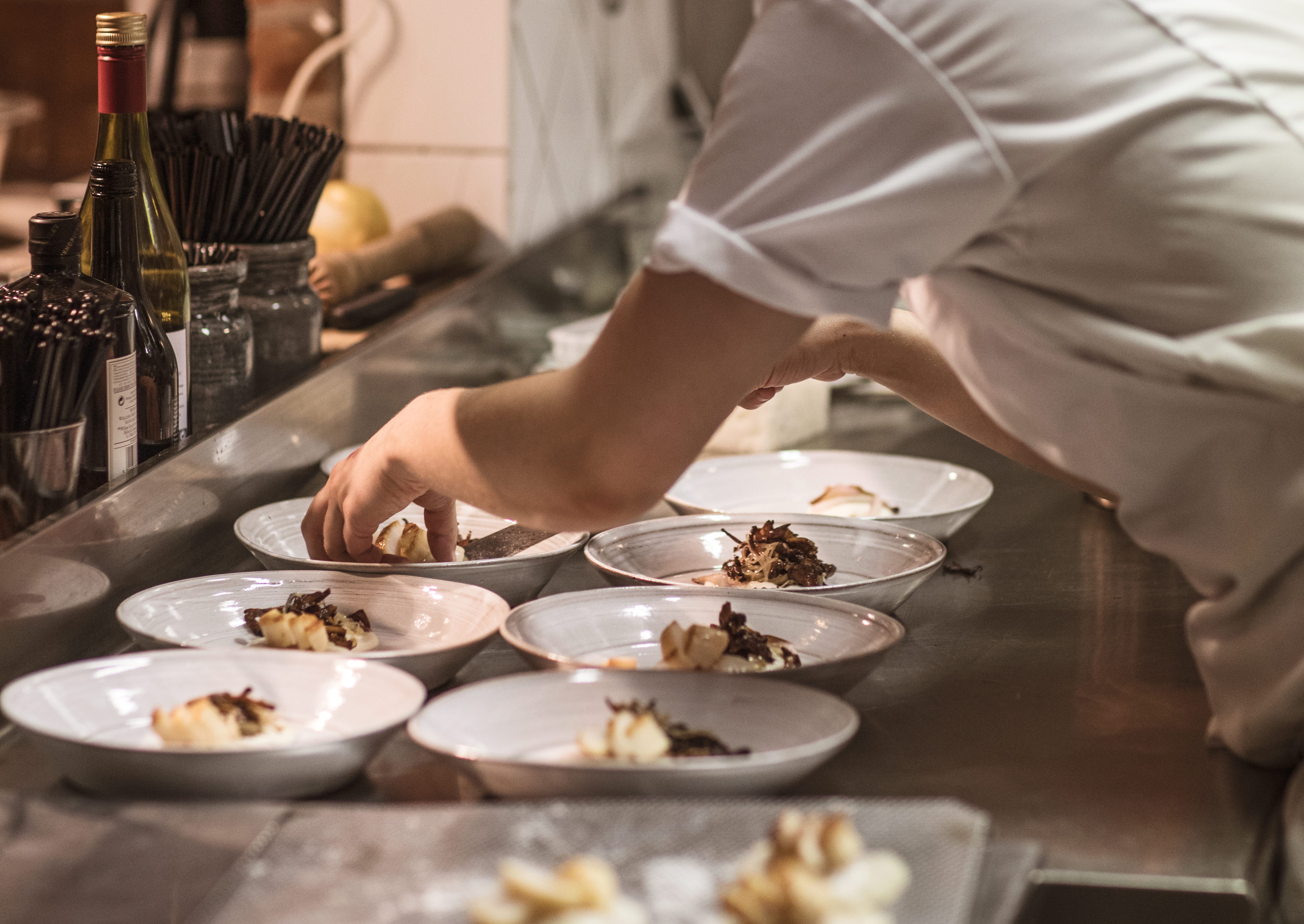 Tallrik med mat från Skärets Krog