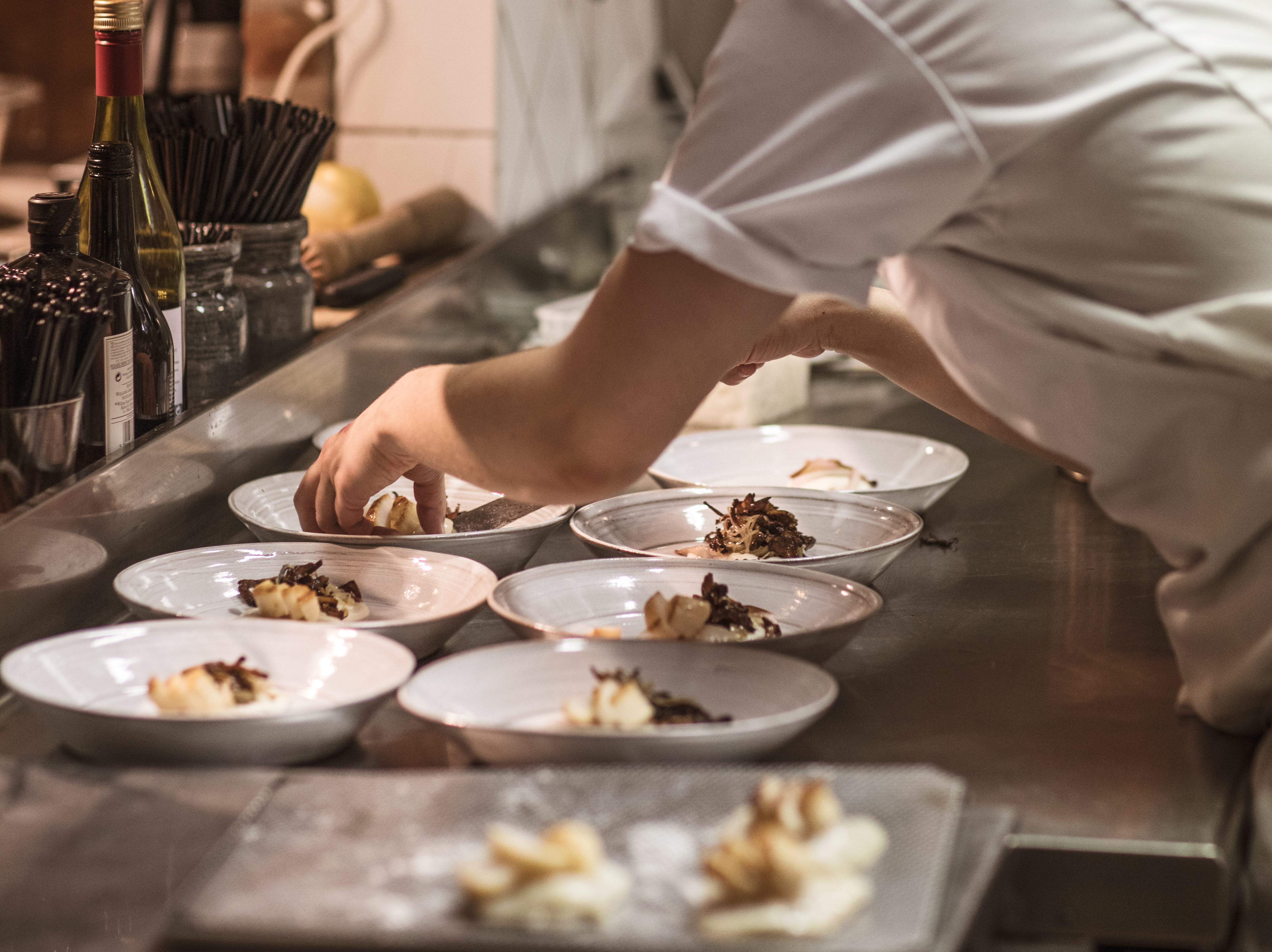 Tallrik med mat från Skärets Krog