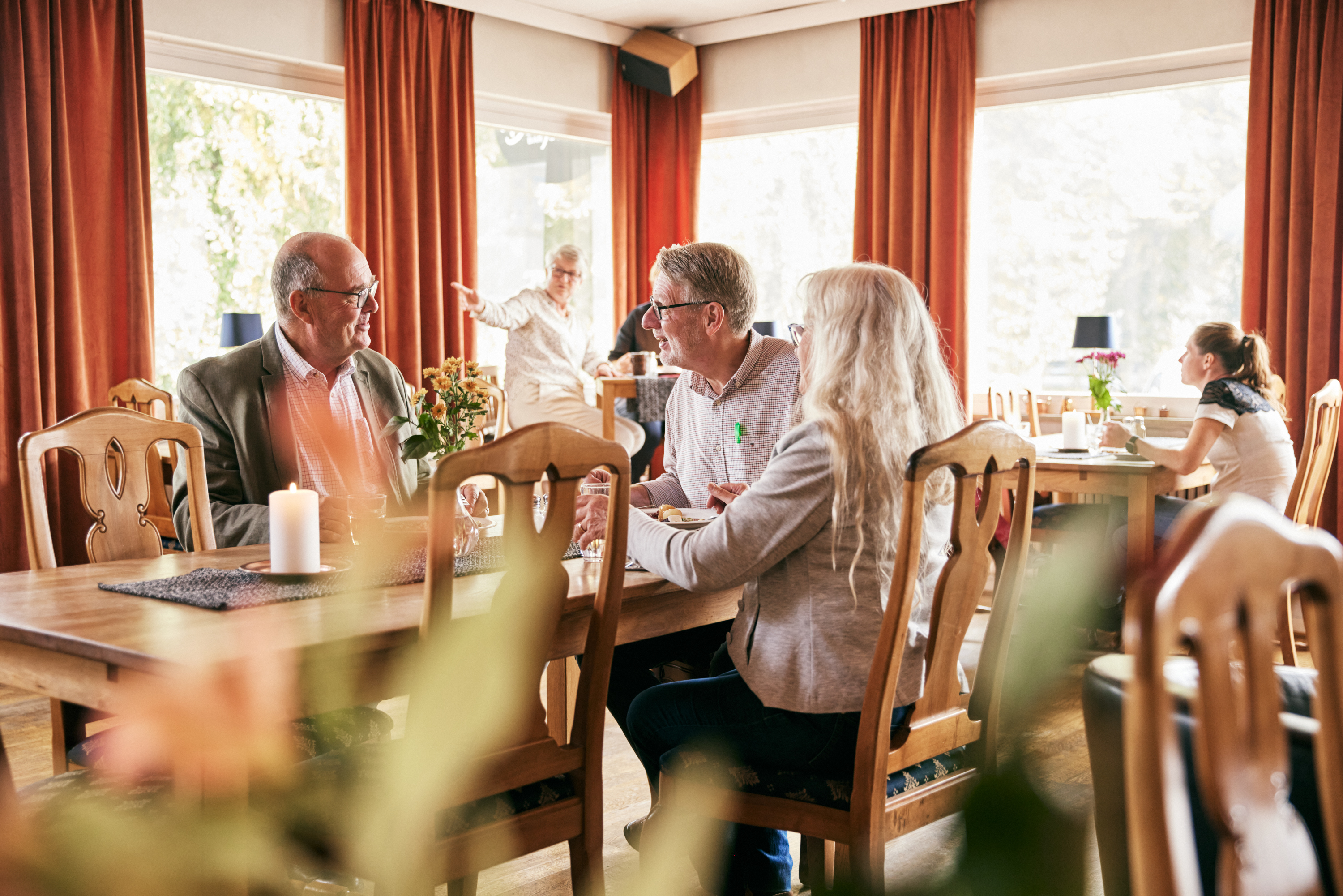 Besökare hos Åmål Stadshotell 