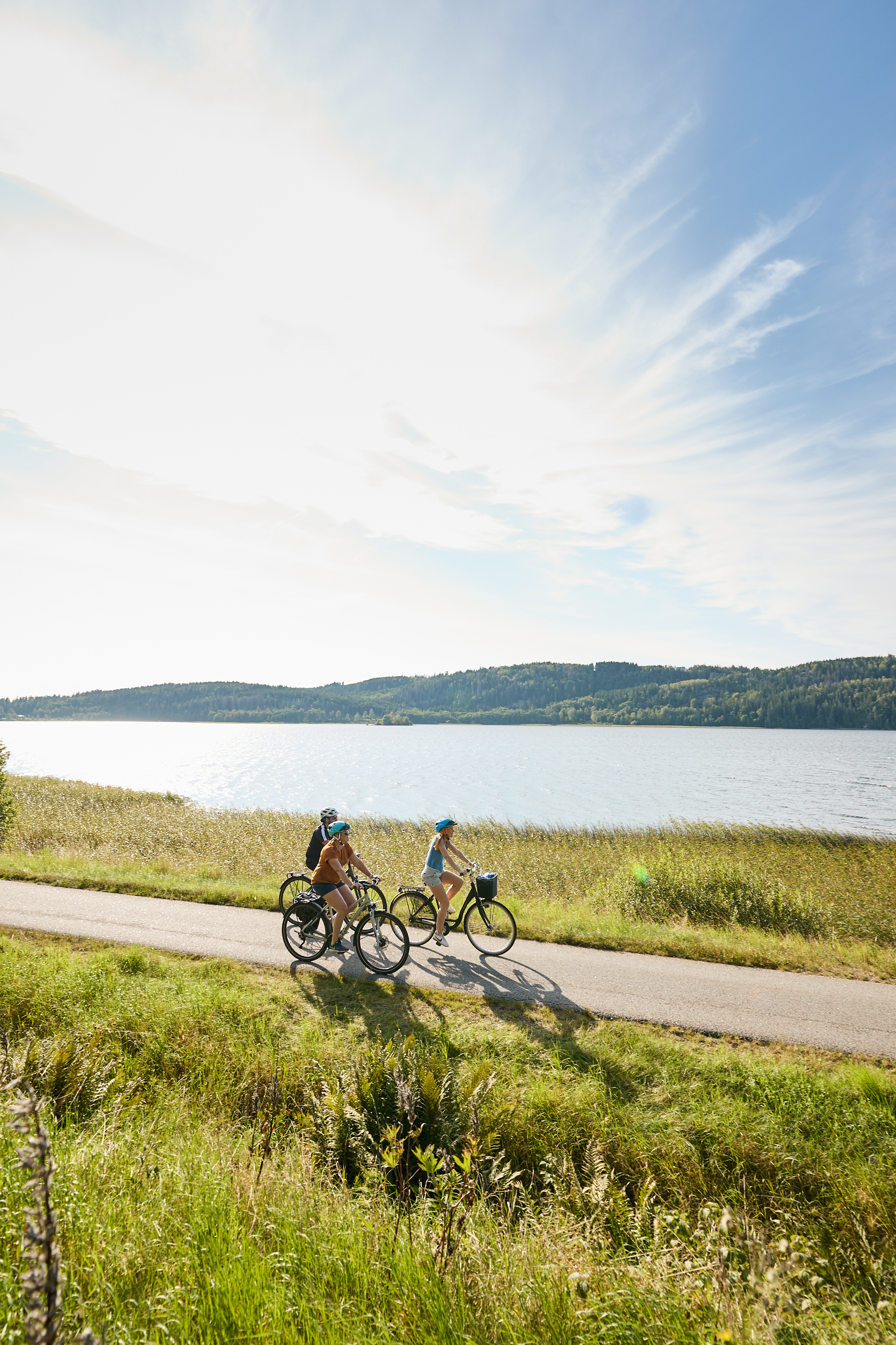 Vänner som cyklar Ätradalsleden