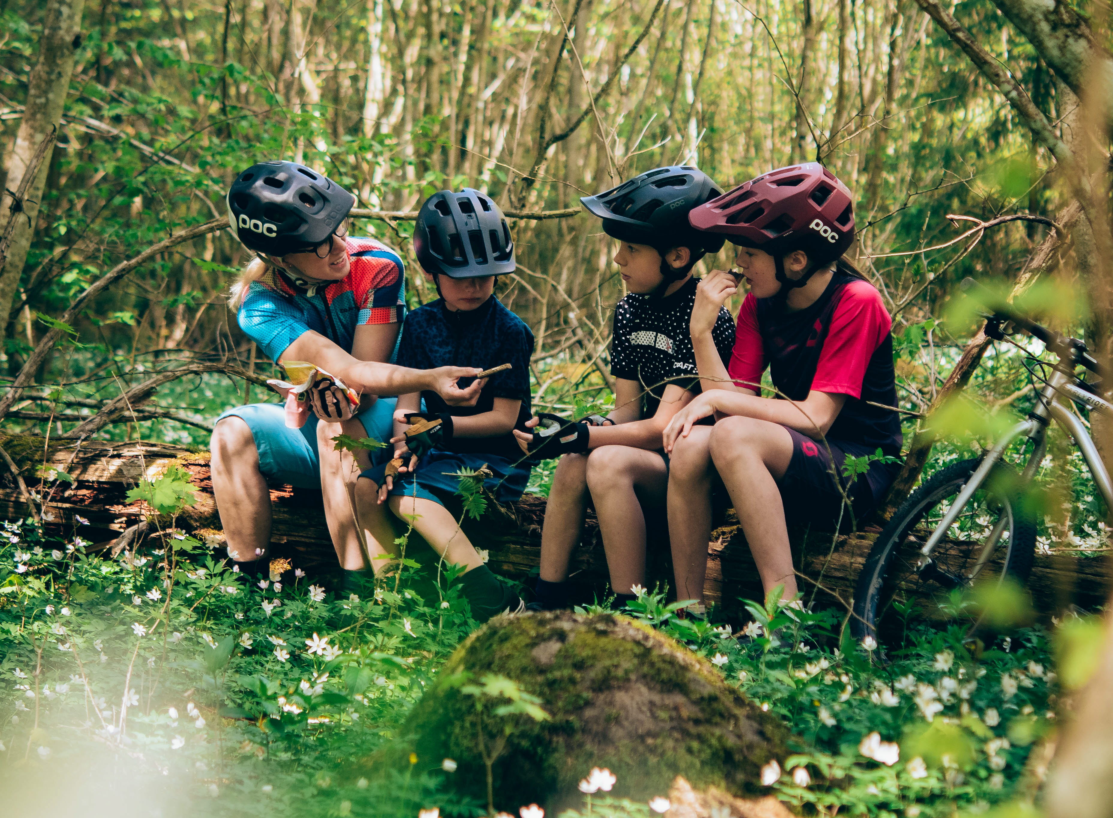 Active children takes a break on Billingen