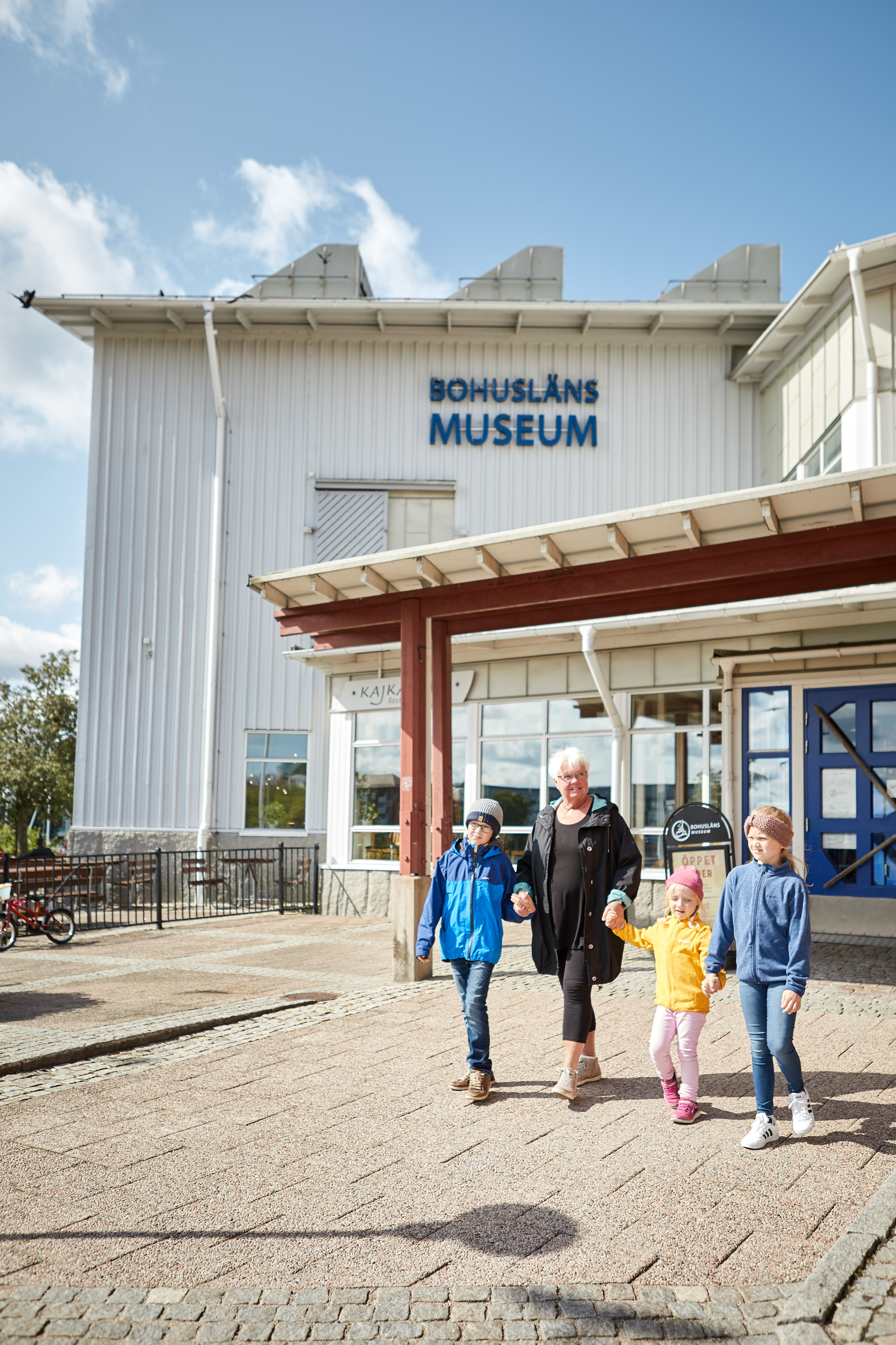 Barn aktiverar sig på Bohusläns Museum