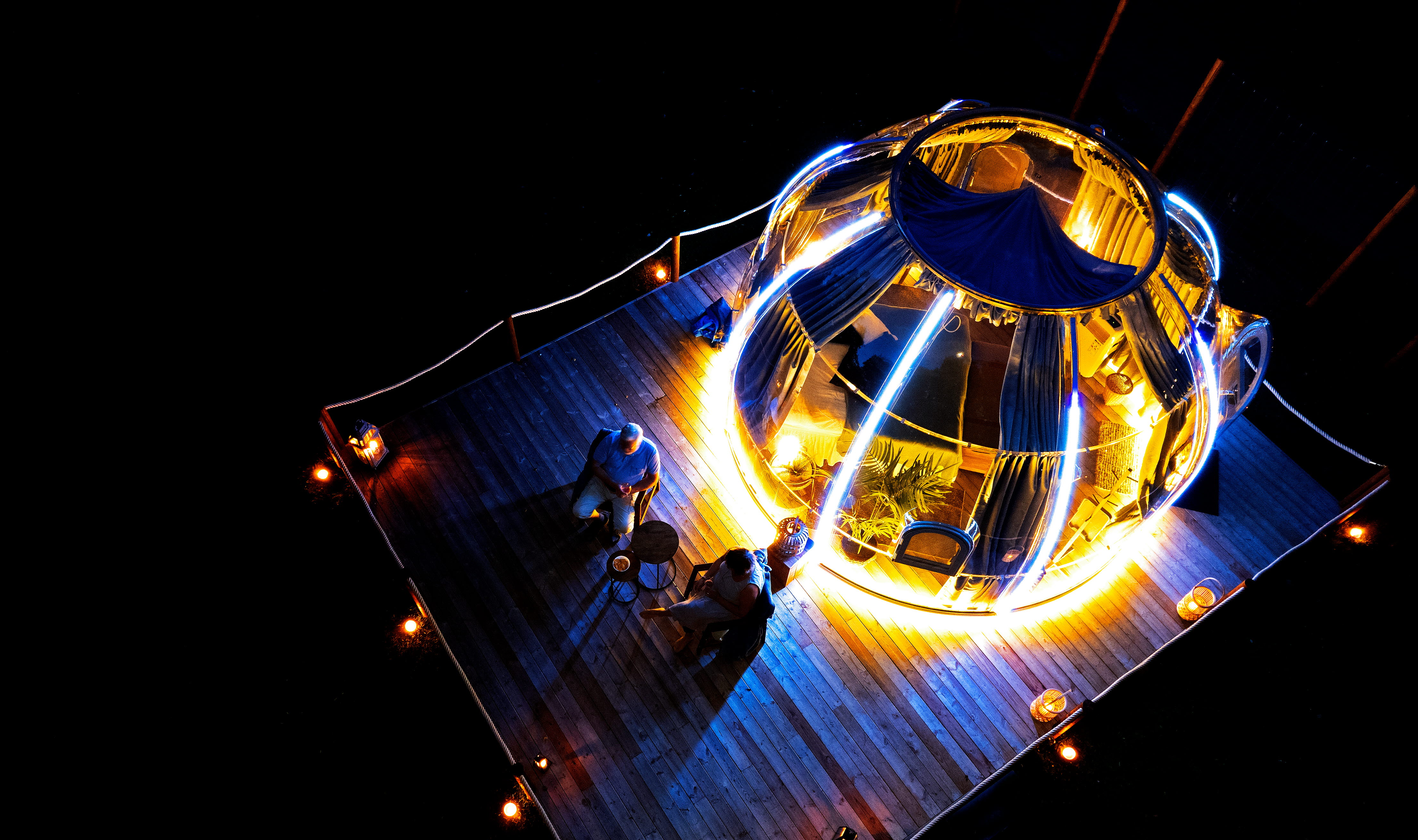 Igloo på Borås Camping.