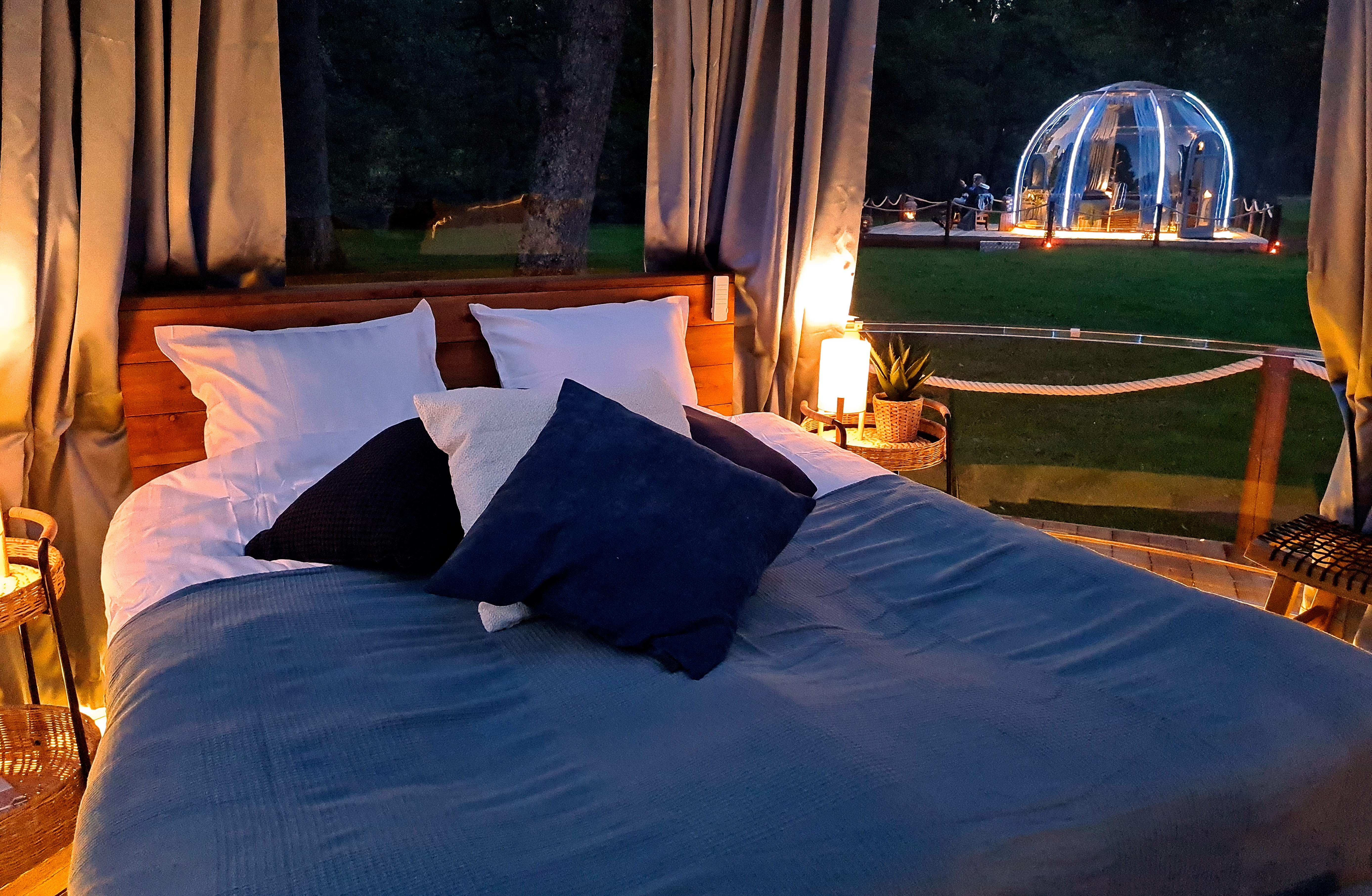 Igloo på Borås Camping.