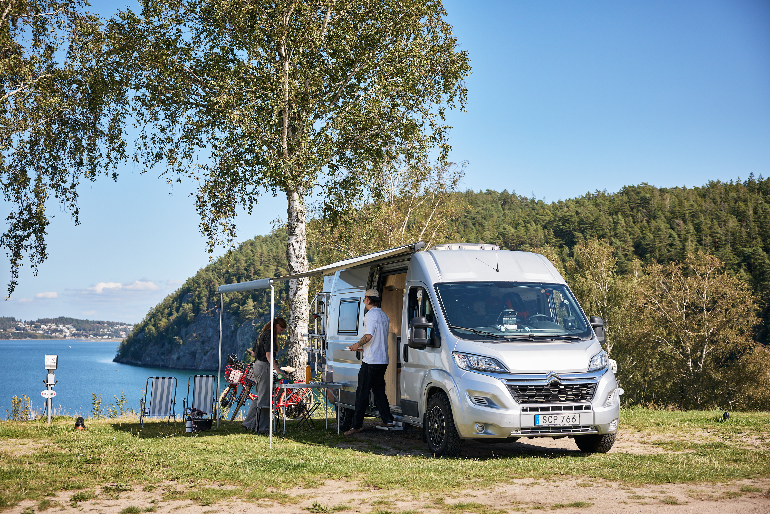 Vardagsögonblick från en camping.