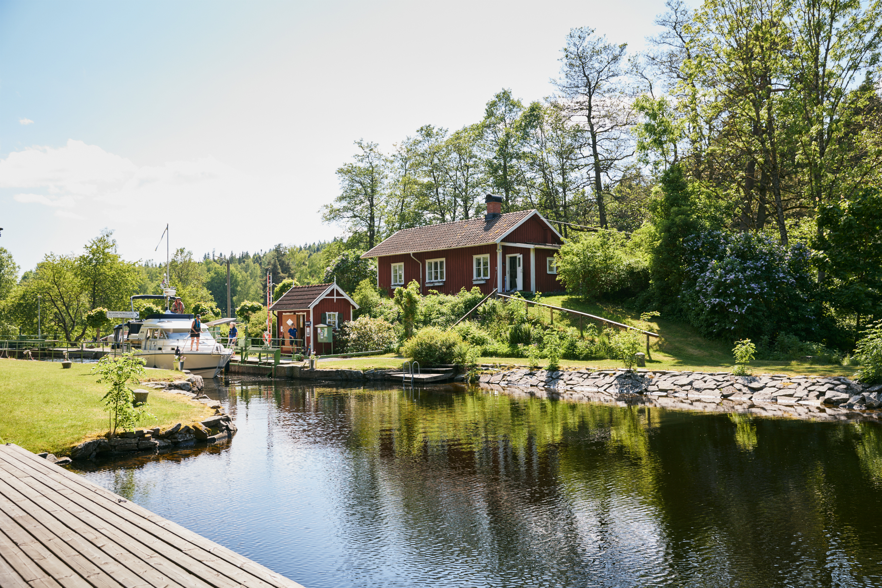 Boat in Dalslands Kanal.