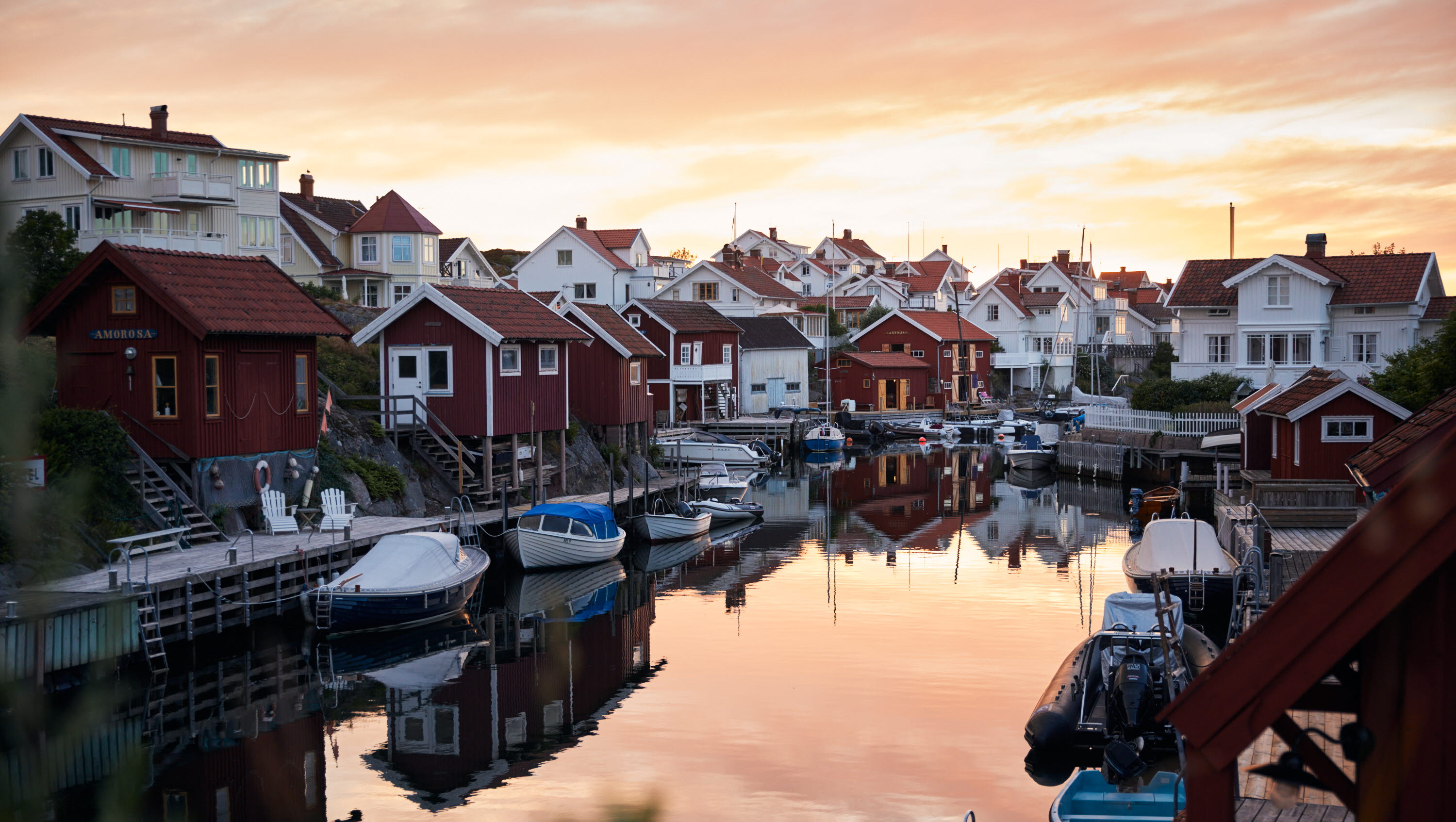 Kvällssol i Grundsund