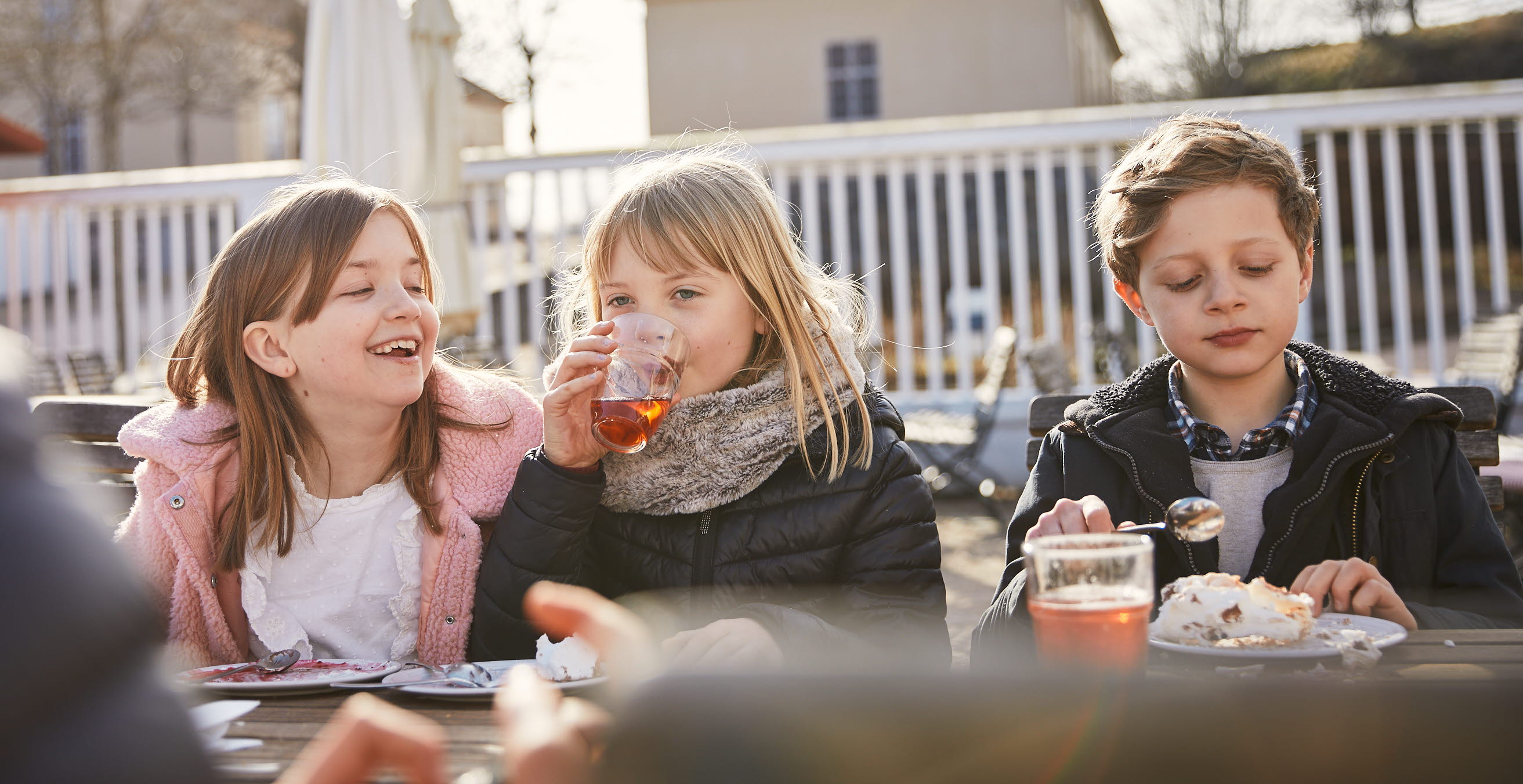 Fika ute vid Gunnebo Slott