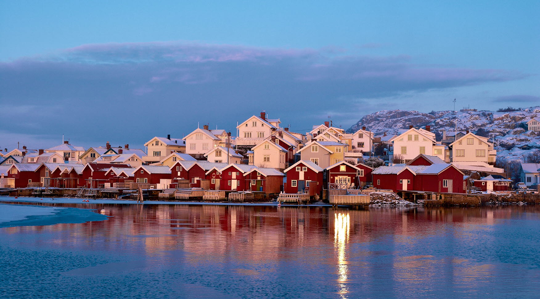 Fiskeby i vinterskrud