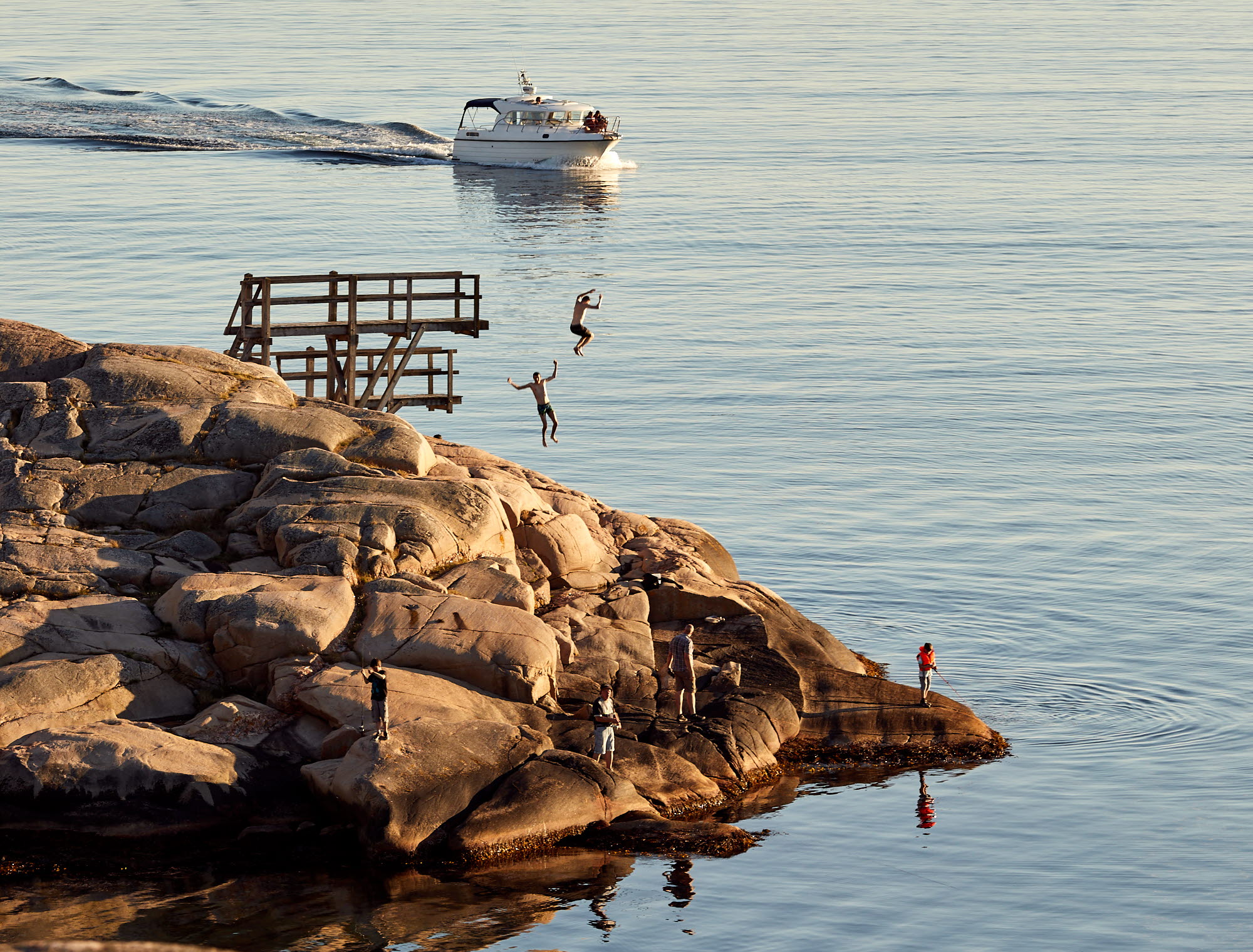 Summer in the archipelago of Bohuslän