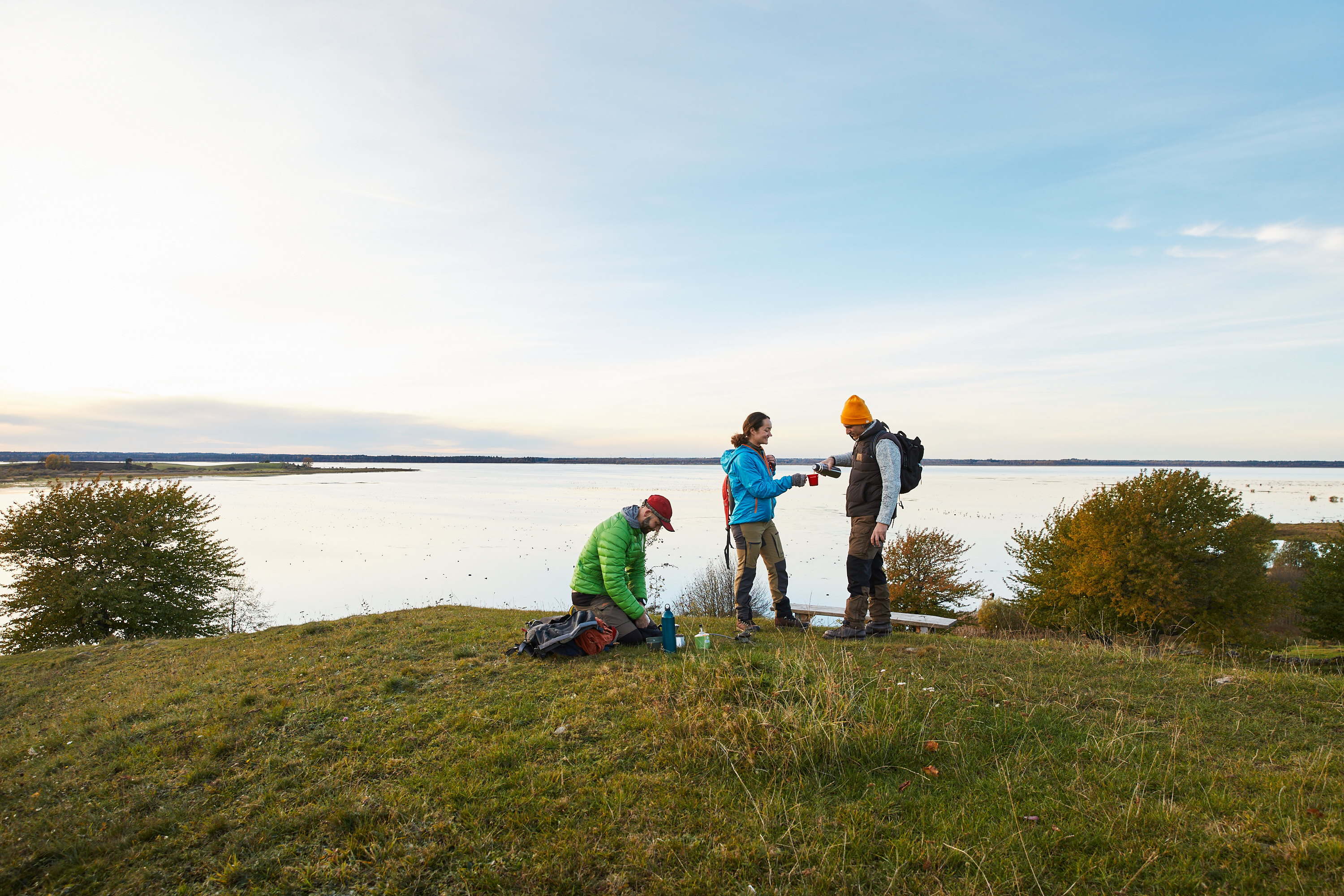 Vandring vid Hornborgasjön