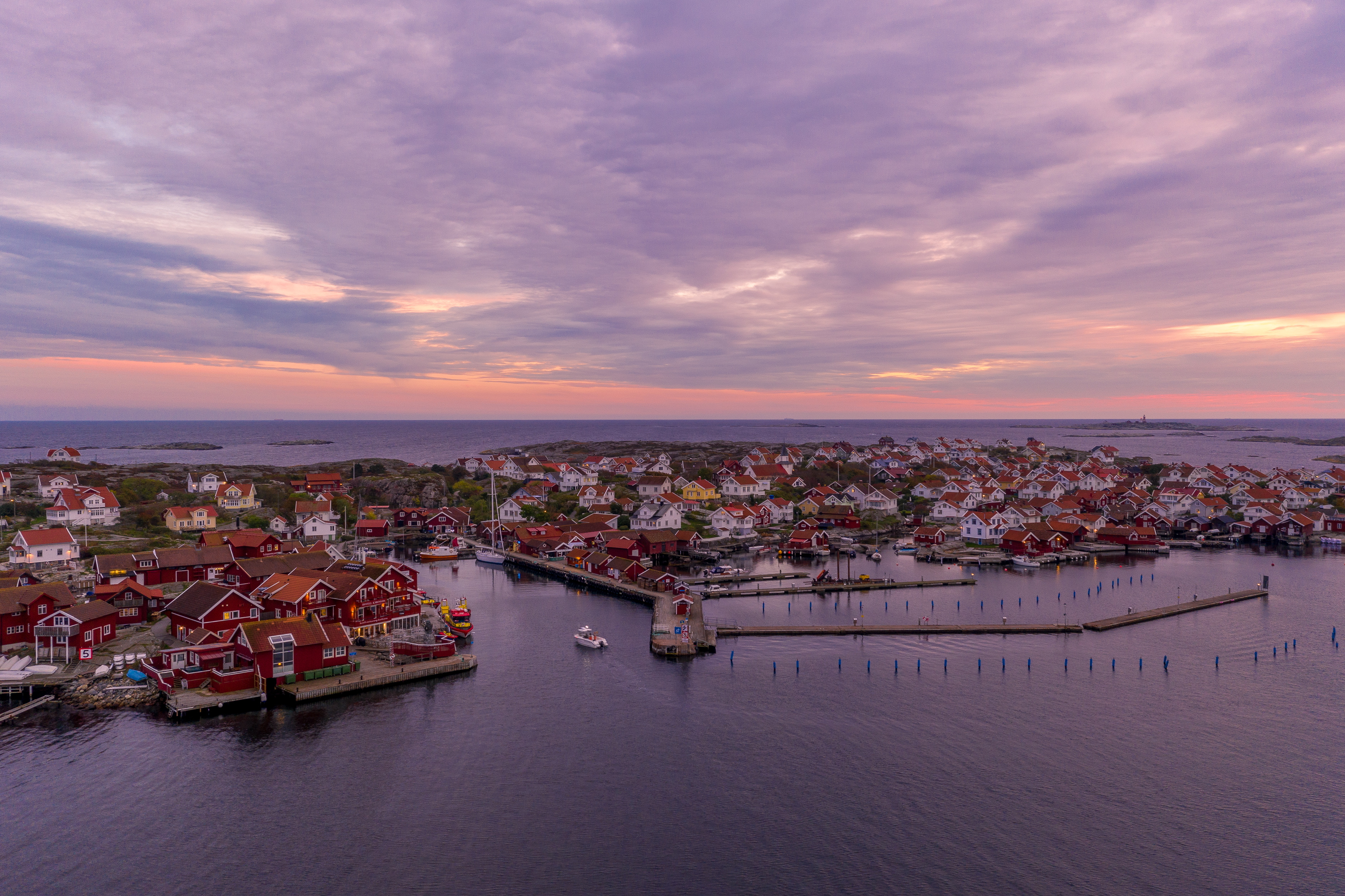 Drone view over Käringön