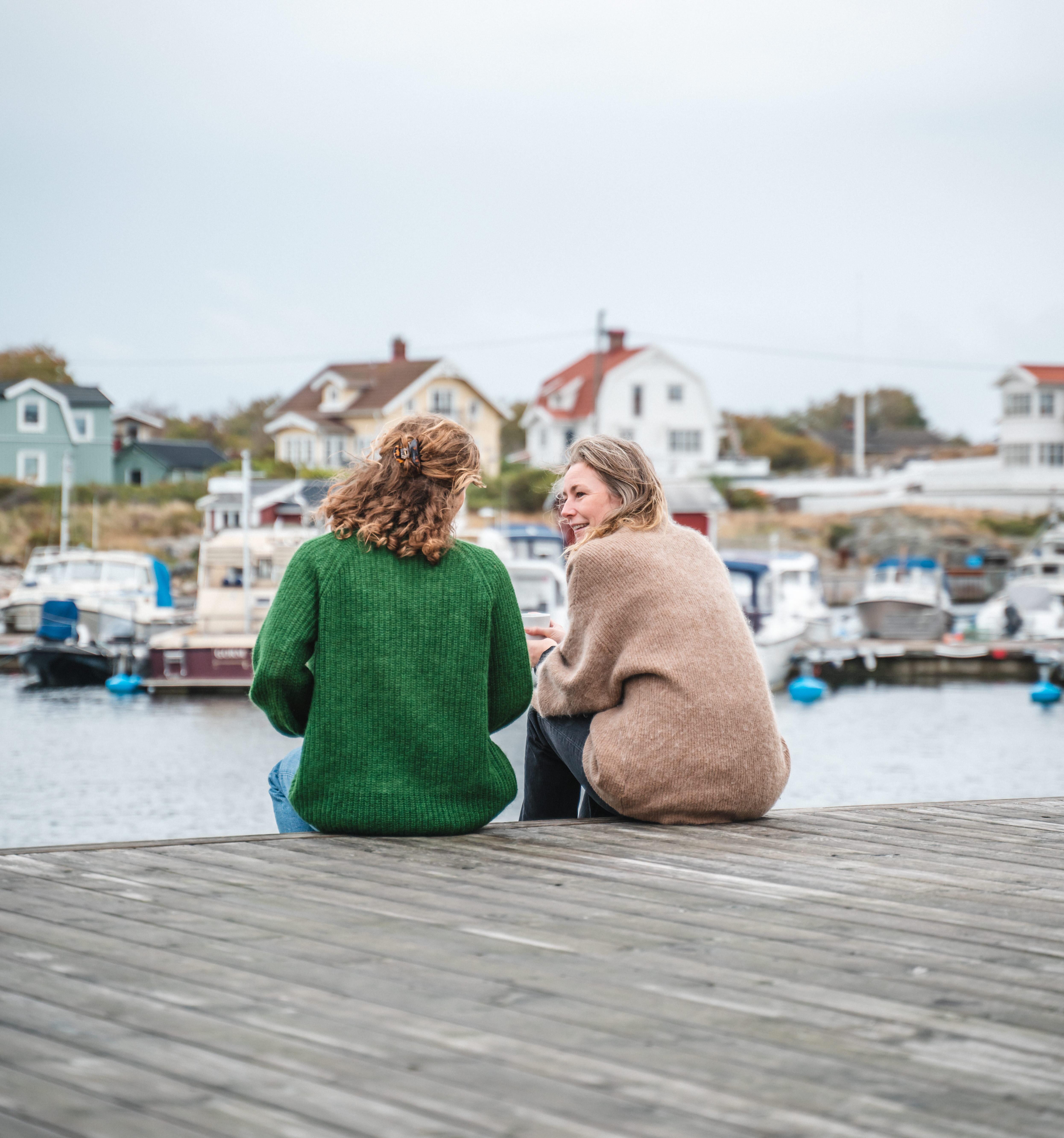People enjoying Kajkanten Vrångö