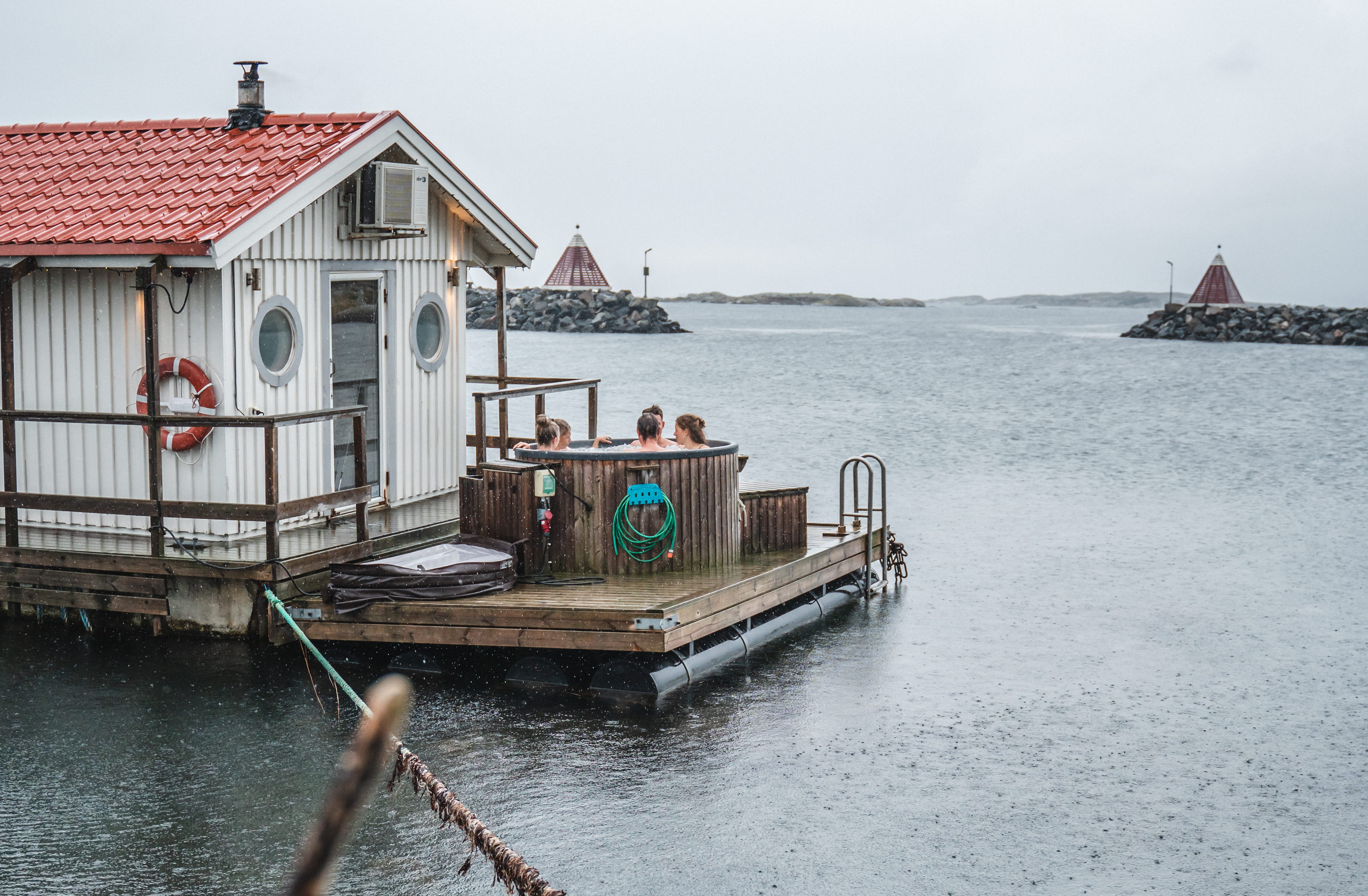 Människor upplever Kajkanten Vrångö
